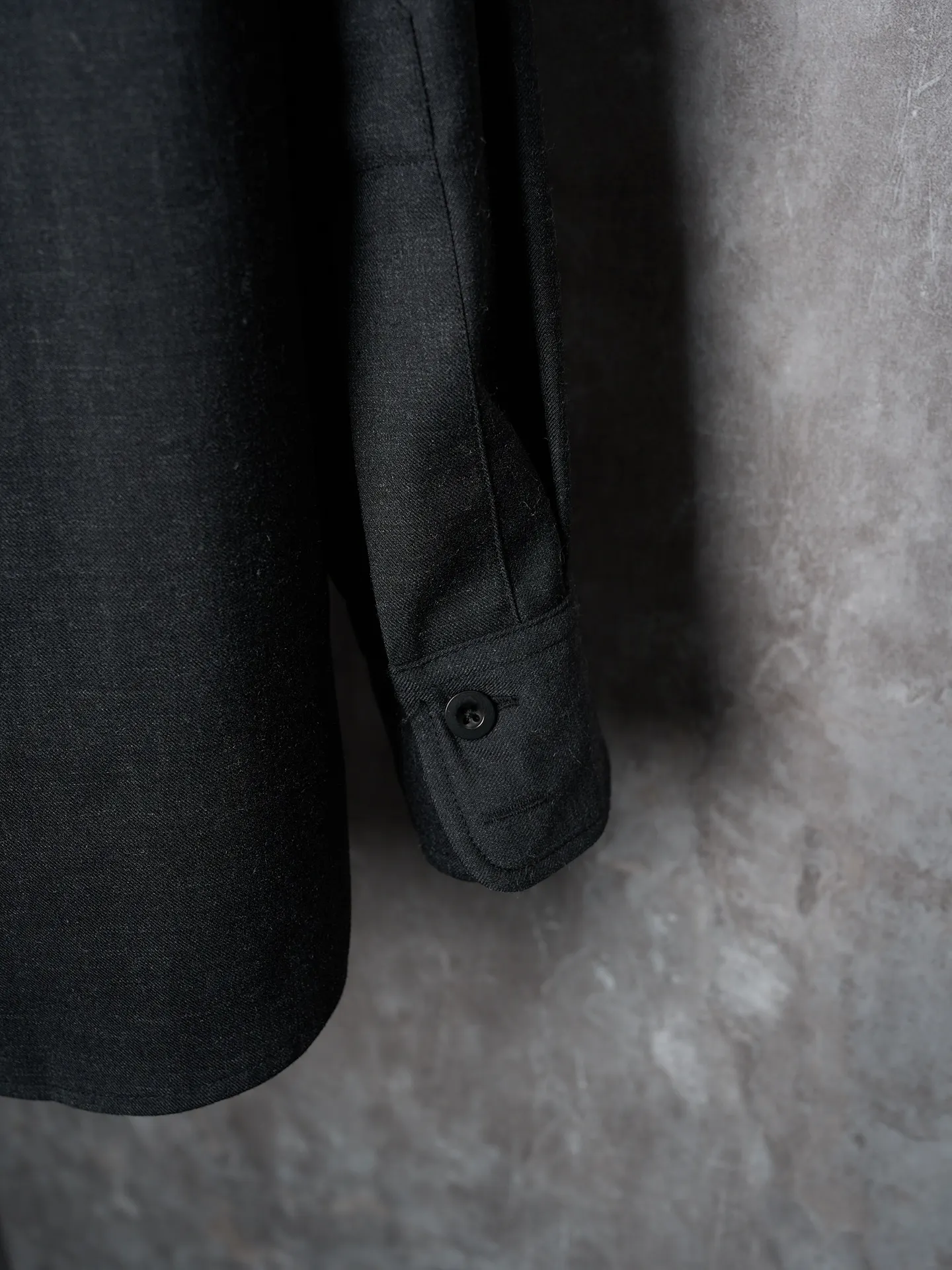 MM6 Wool-Blend Overshirt with Contrast Topstitching D32019121 — view 9