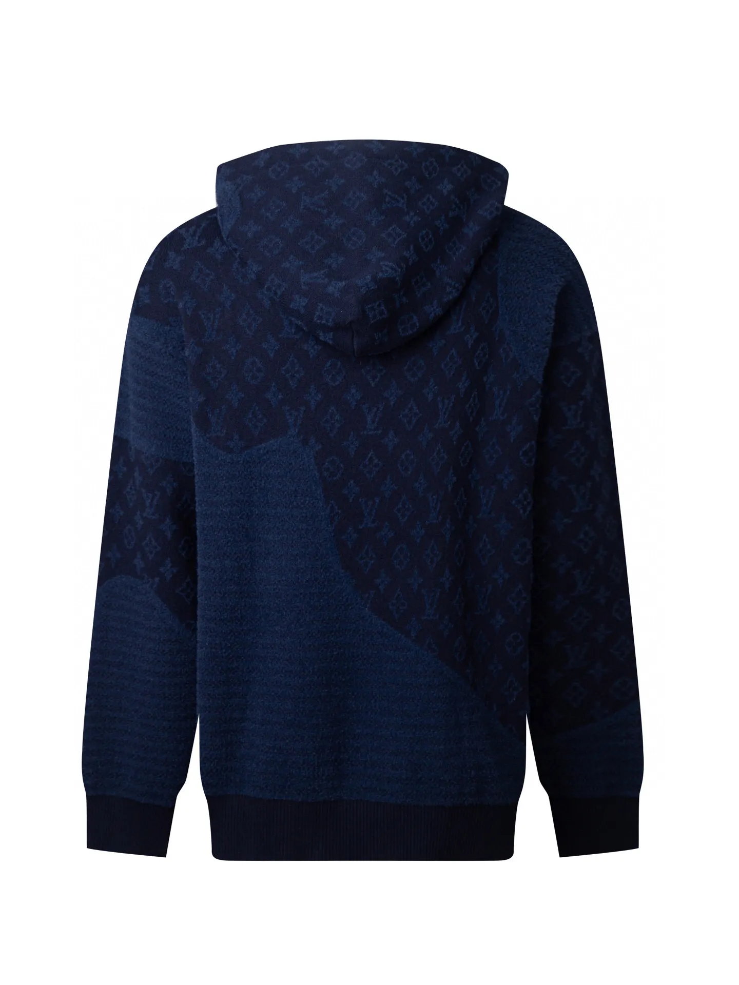 Monogram Velvet Patchwork Hooded Sweater D32515995