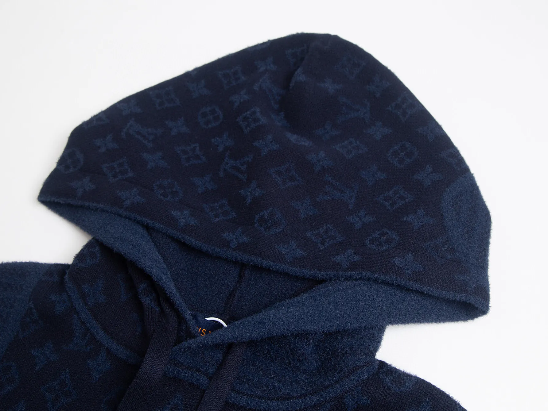 Monogram Velvet Patchwork Hooded Sweater D32515995 — view 3