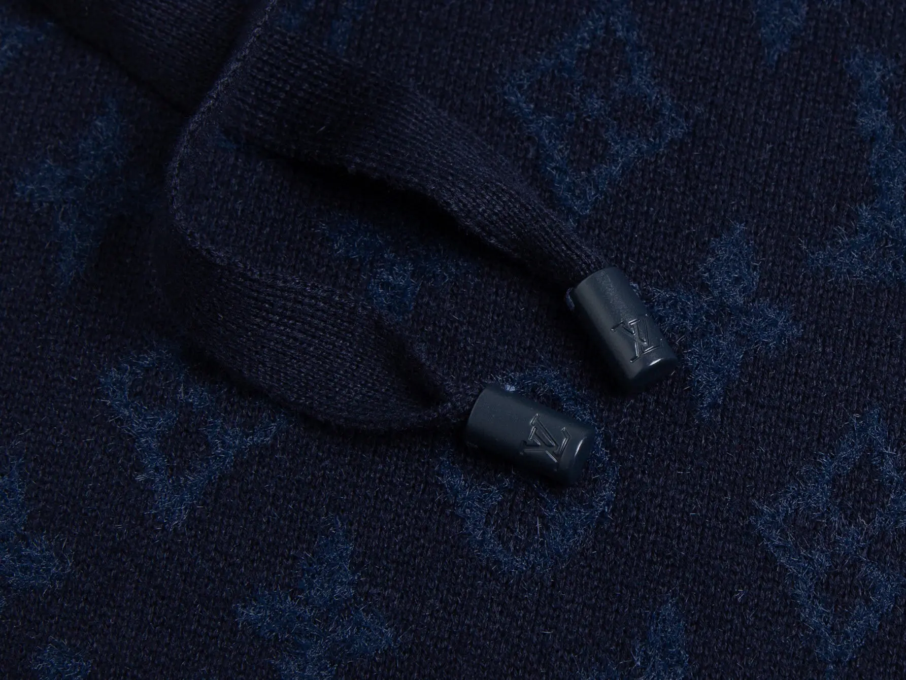 Monogram Velvet Patchwork Hooded Sweater D32515995 — view 5