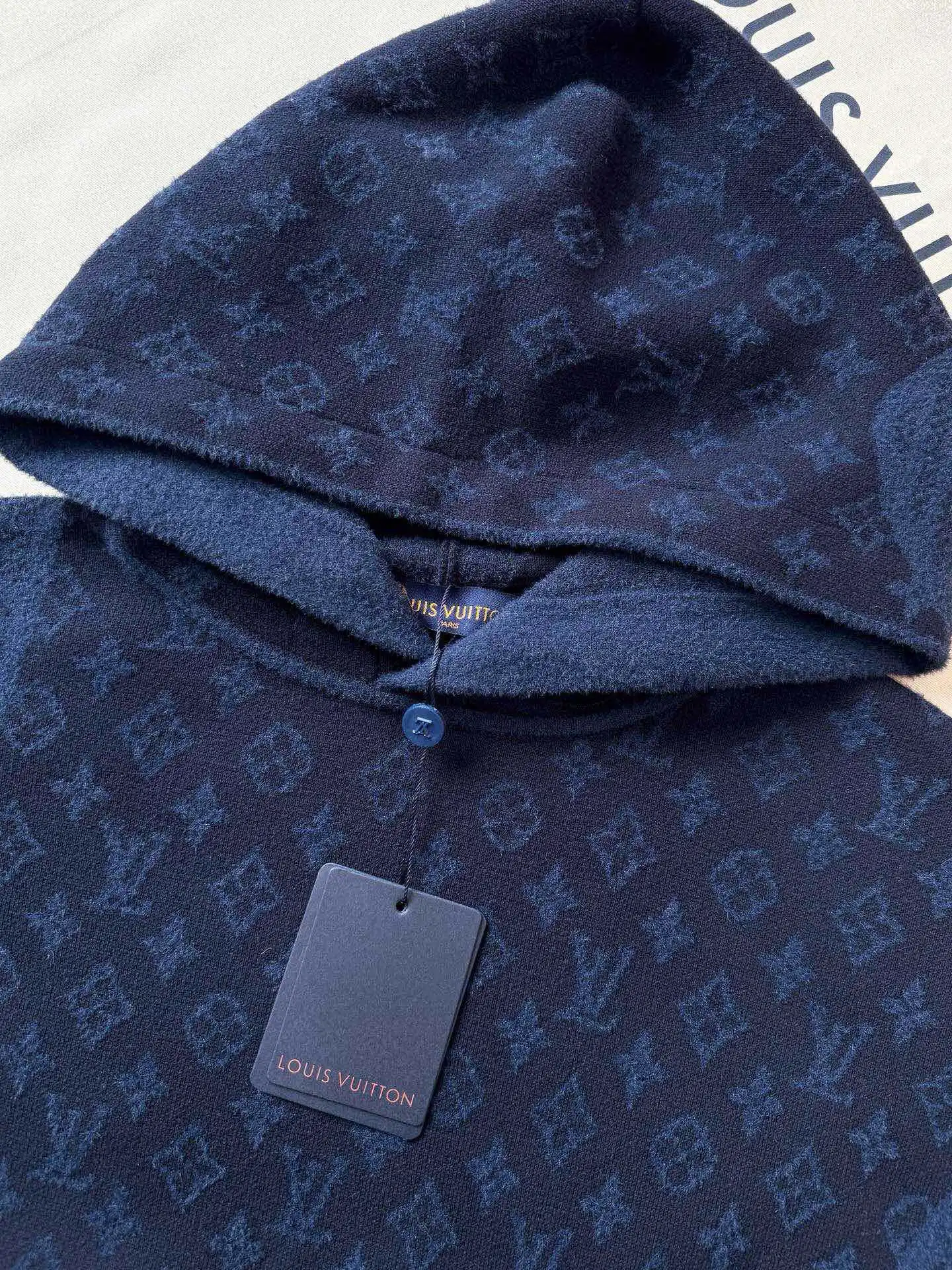 Monogram Velvet Patchwork Hoodie D32515996 — view 8