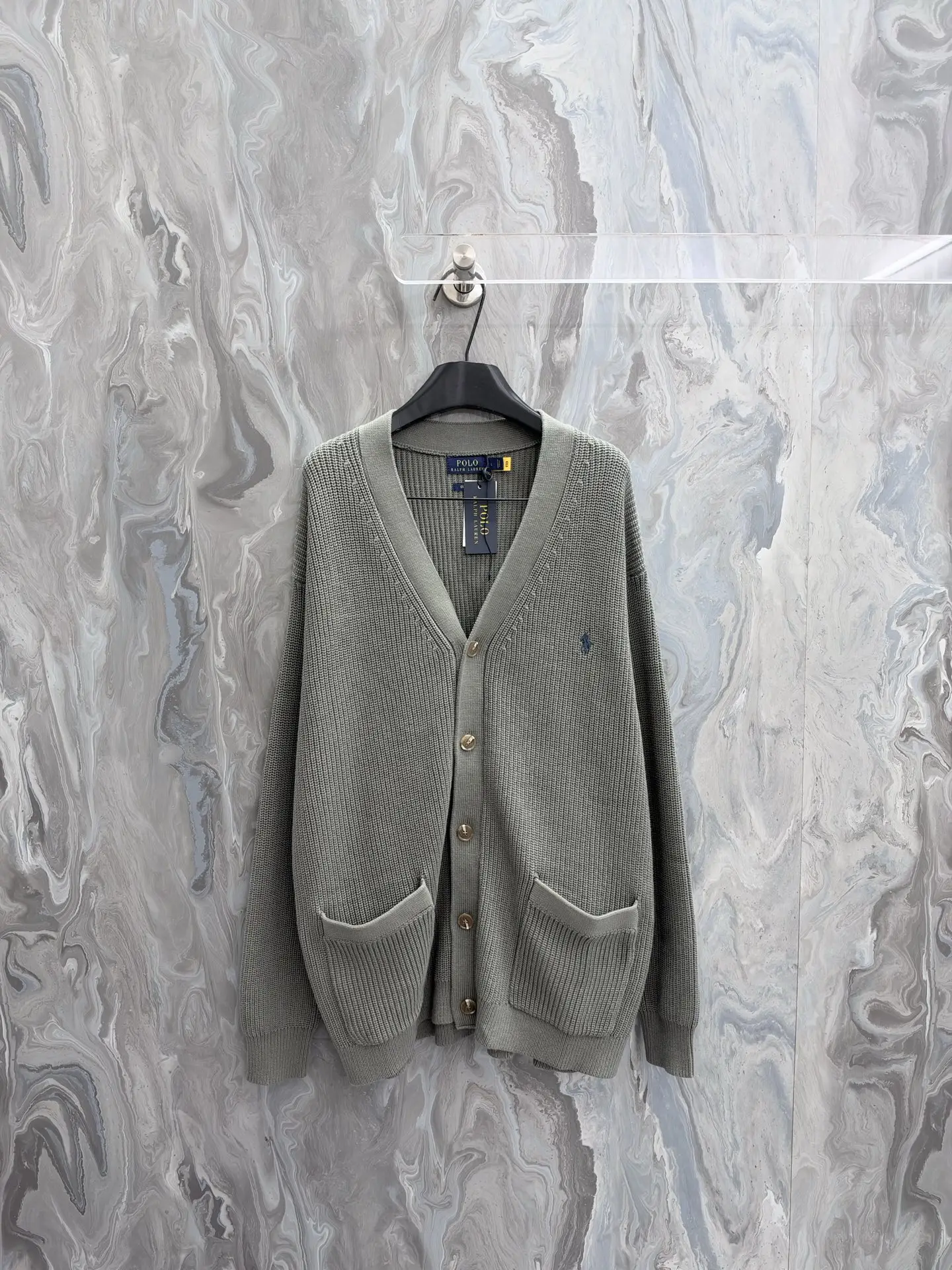 Polo Ralph Lauren Relaxed V-Neck Cotton Cardigan D32519200