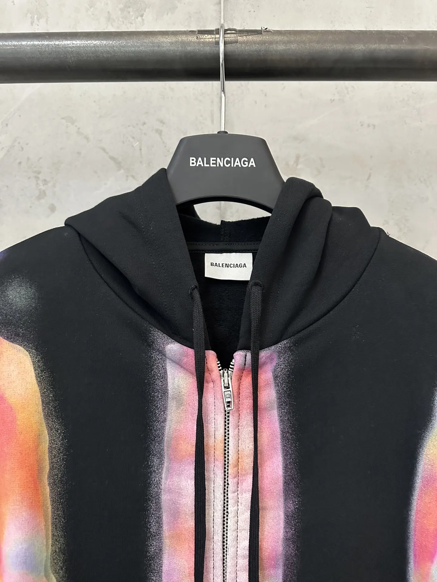 Graphic Print Zip-Up Hoodie D33018849 — view 5
