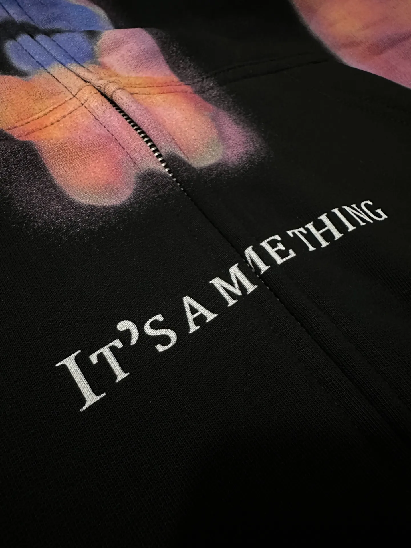 Graphic Print Zip-Up Hoodie D33018849 — view 9