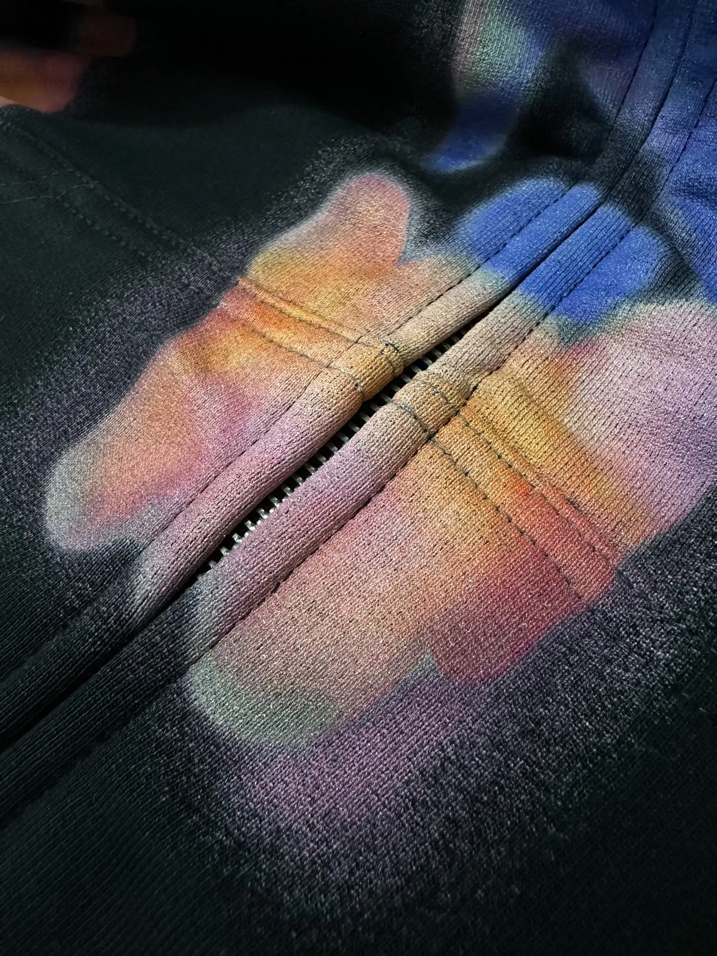 Graphic Print Zip-Up Hoodie D33018849 — view 13