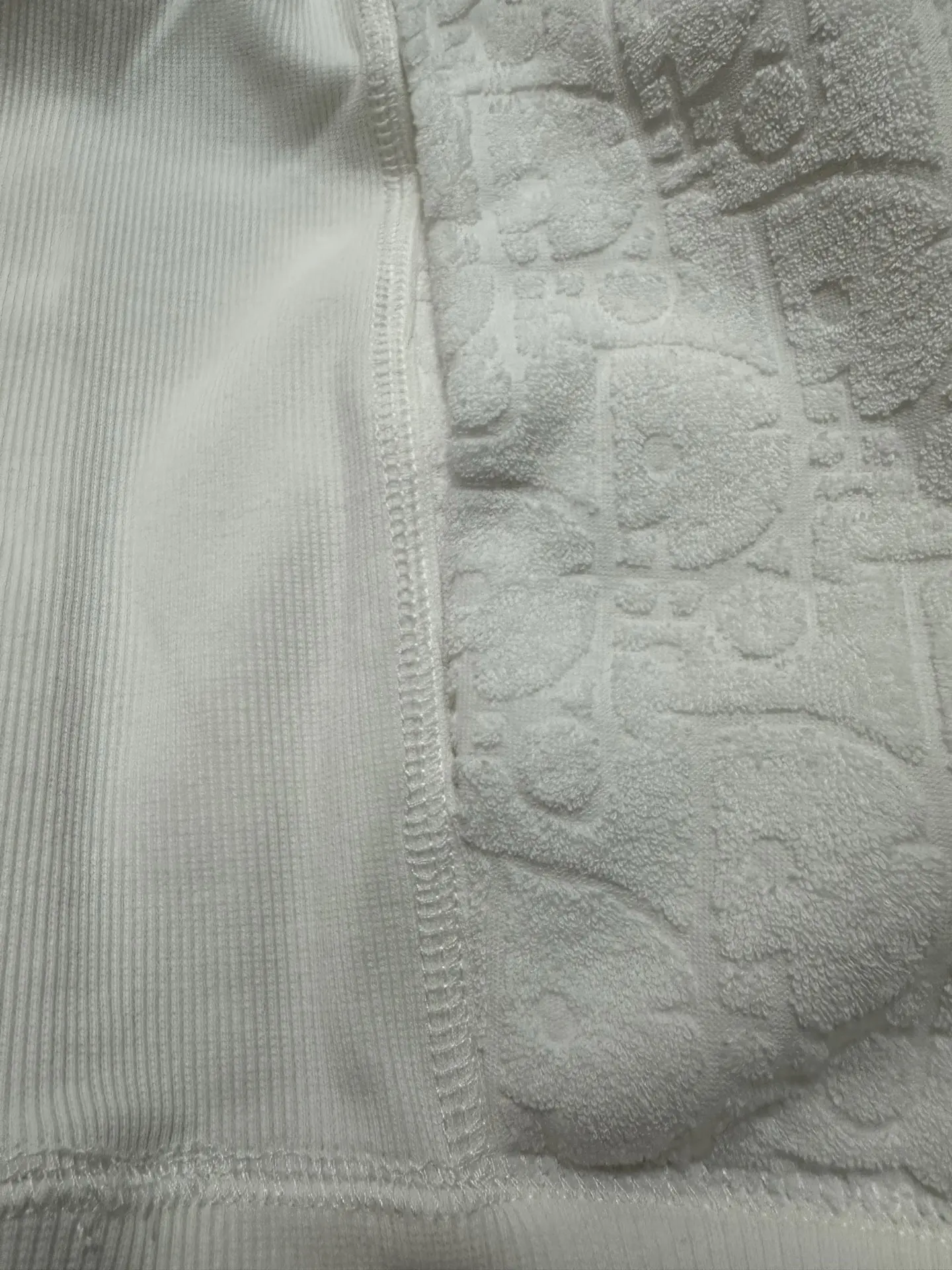 Oblique Jacquard Terry Cotton Hoodie D33020512 — view 9