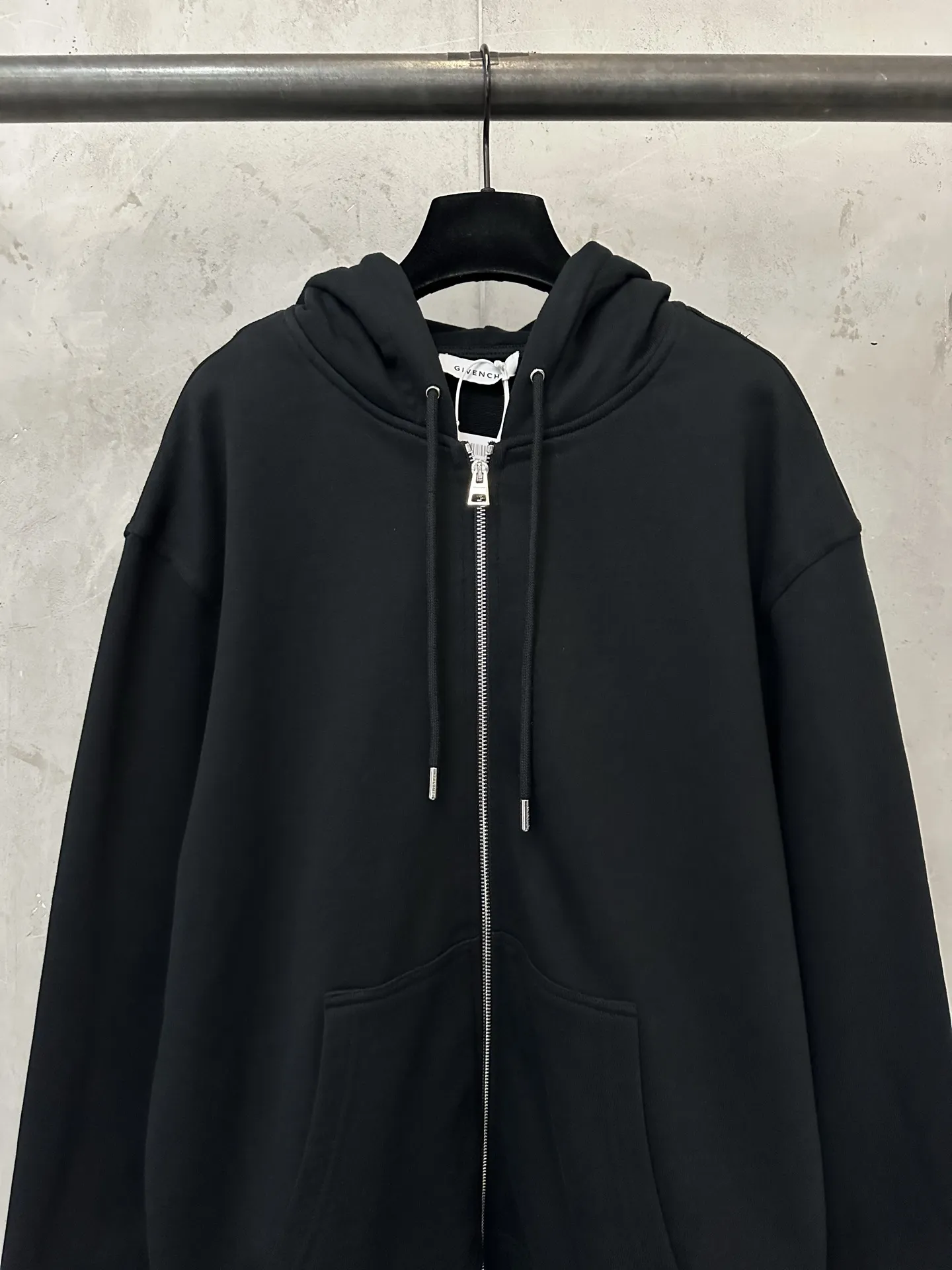 Logo Print Zip-Up Hoodie D33022278 — view 3