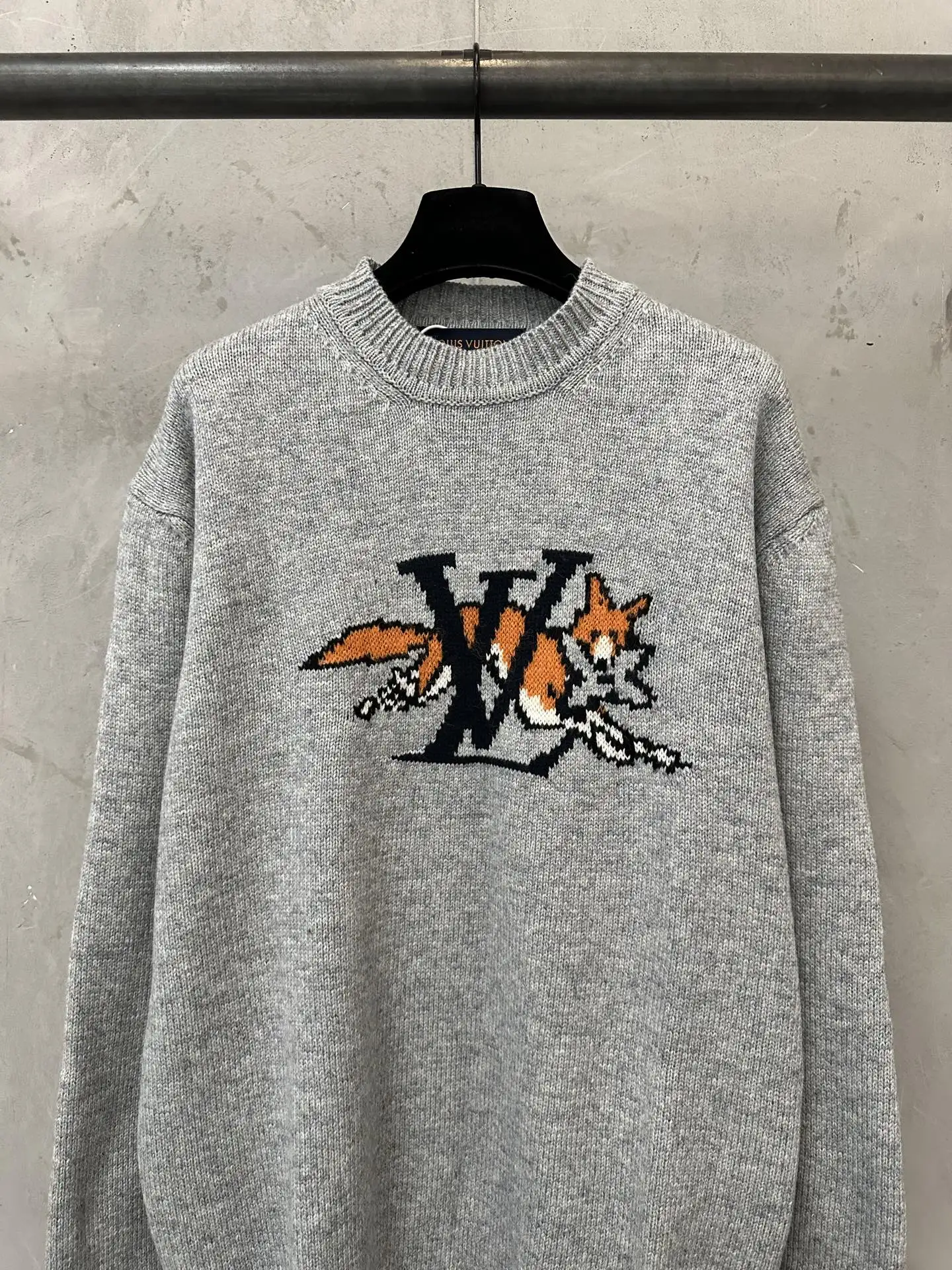 Fox Intarsia Wool-Cashmere Blend Sweater D33022243 — view 3