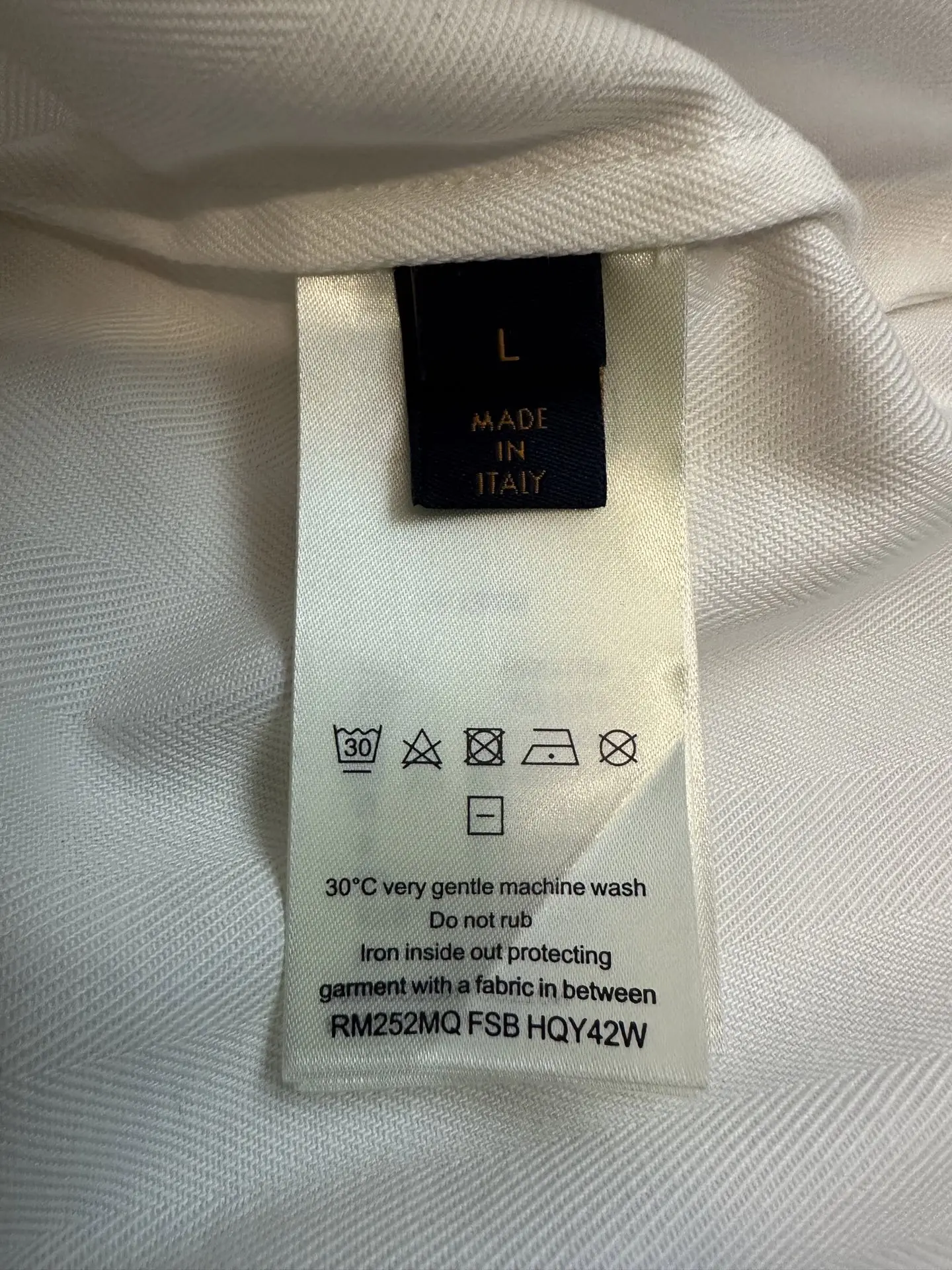 Logo Patch Cotton Poplin Overshirt D33012381 — view 9