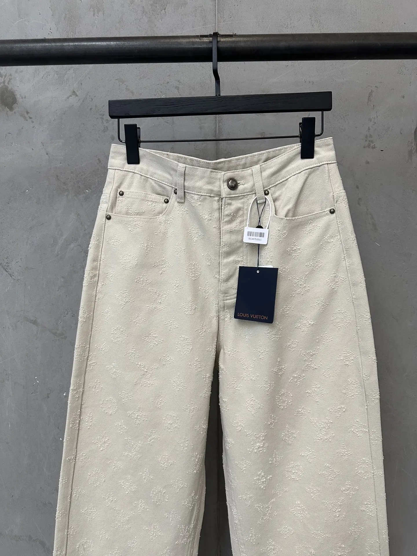 Monogram Needle-Punch Denim Skate Trousers D33022224 — view 3