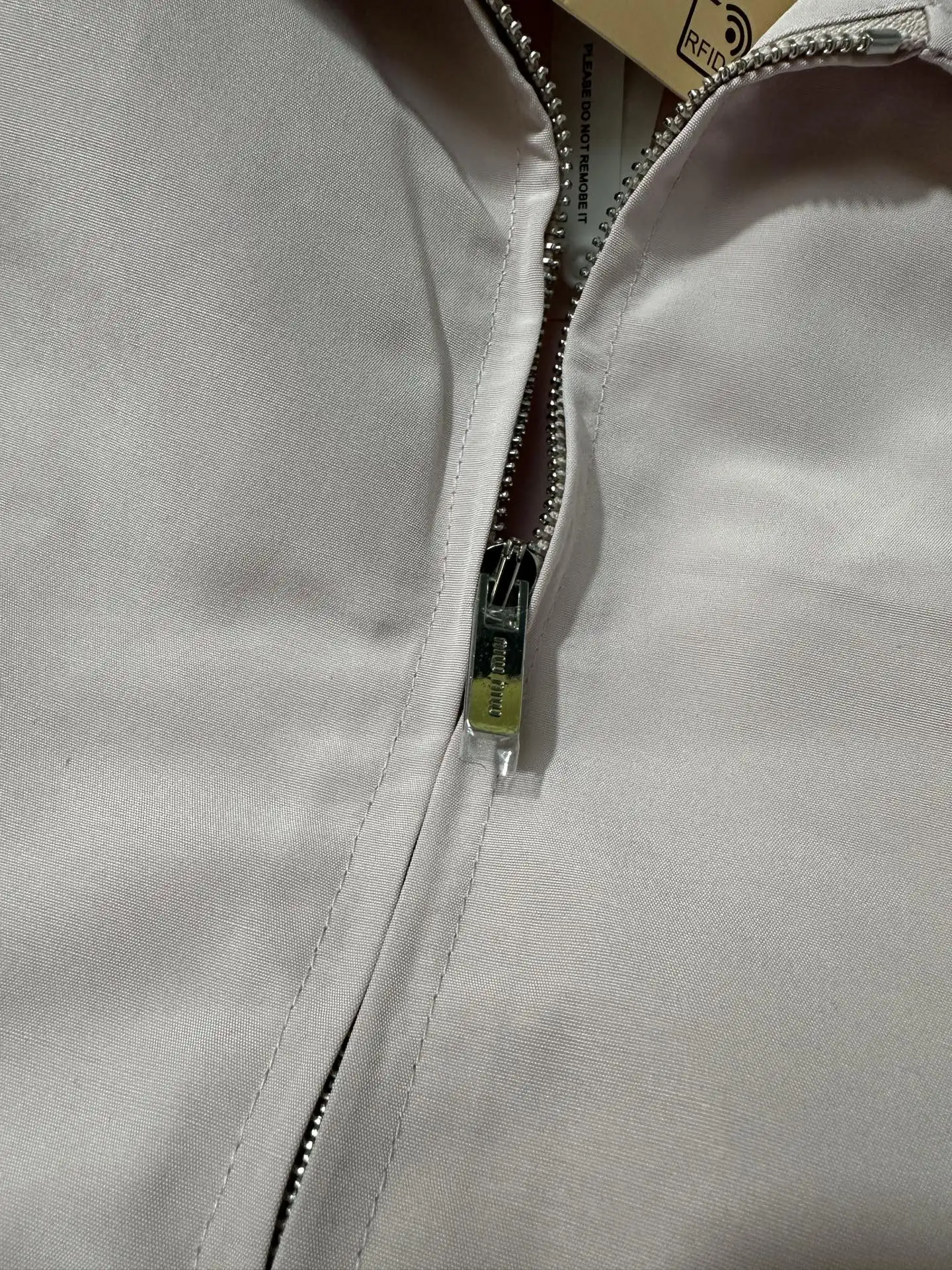 Embroidered Logo Zip-Up Harrington Jacket D33023079 — view 8