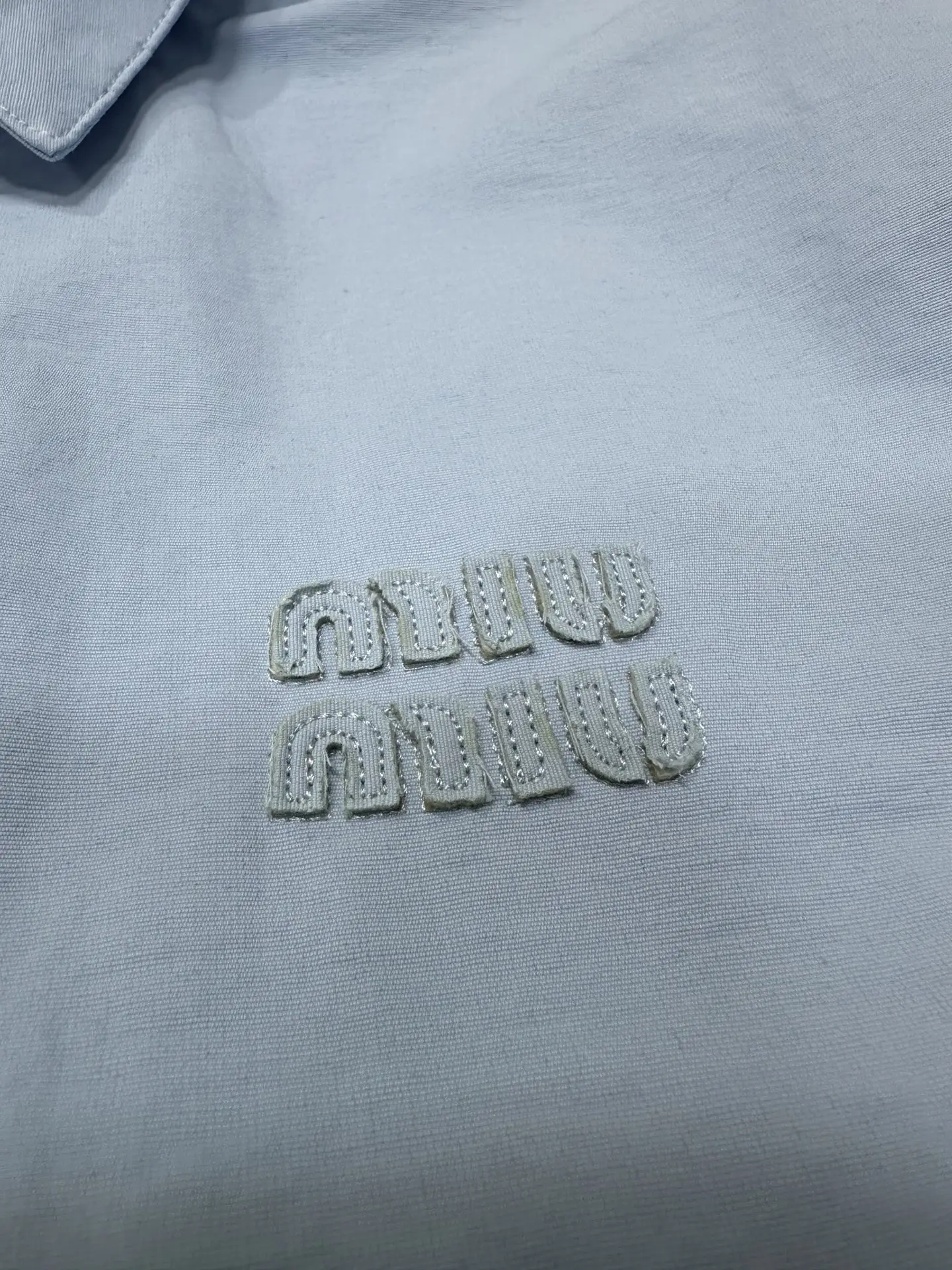 Embroidered Logo Zip-Up Harrington Jacket D33022223 — view 8