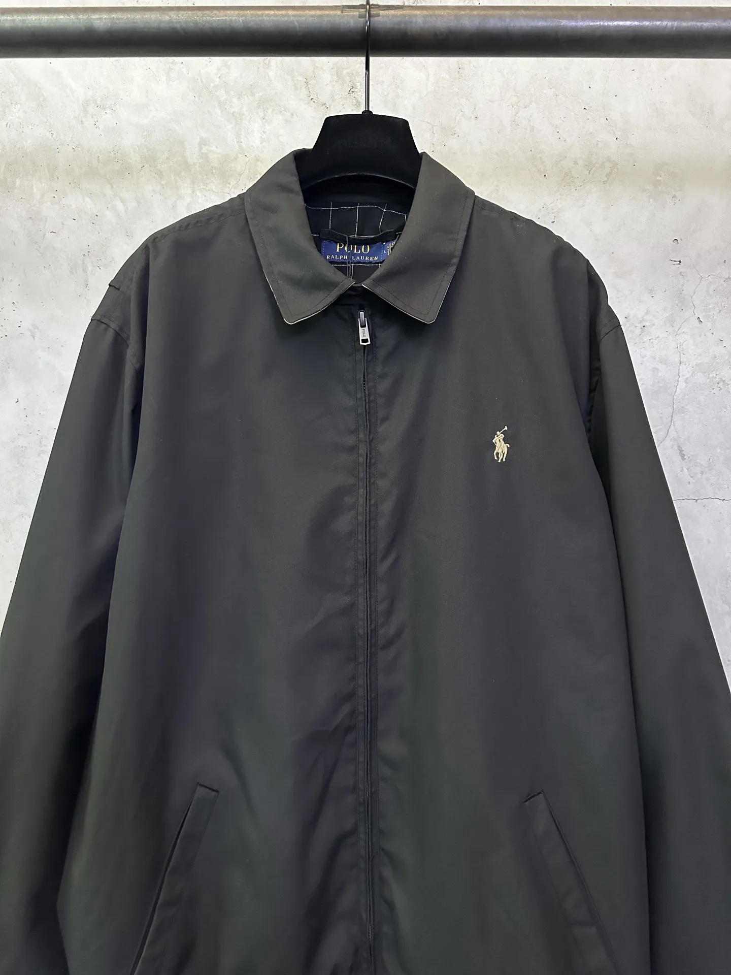 Embroidered Cotton Harrington Jacket D33015294 — view 3