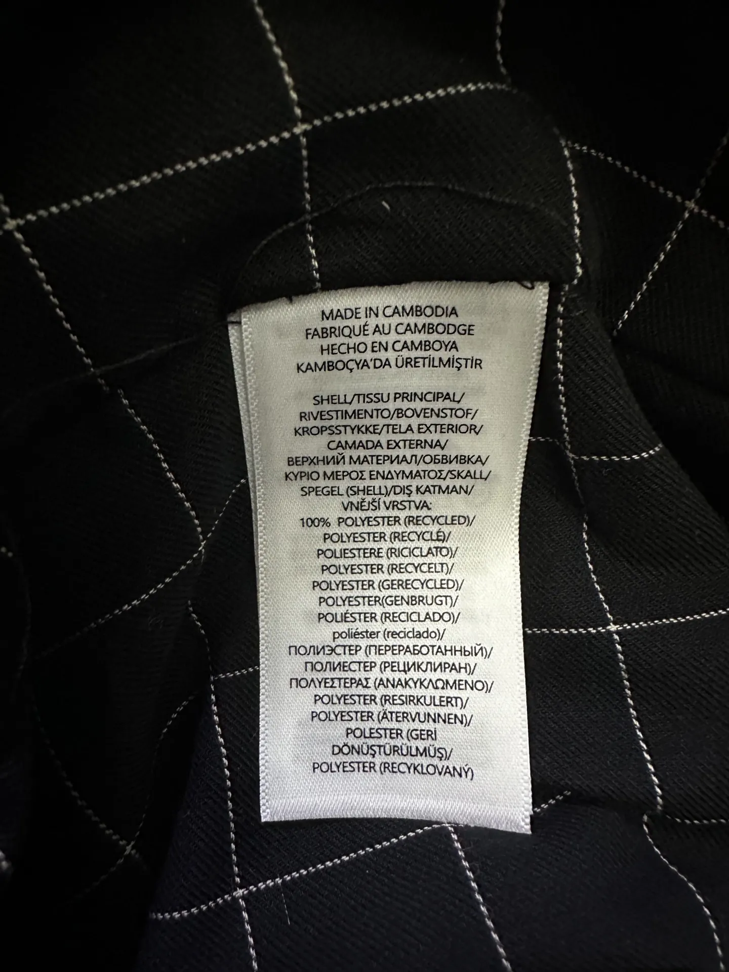 Embroidered Cotton Harrington Jacket D33015294 — view 9