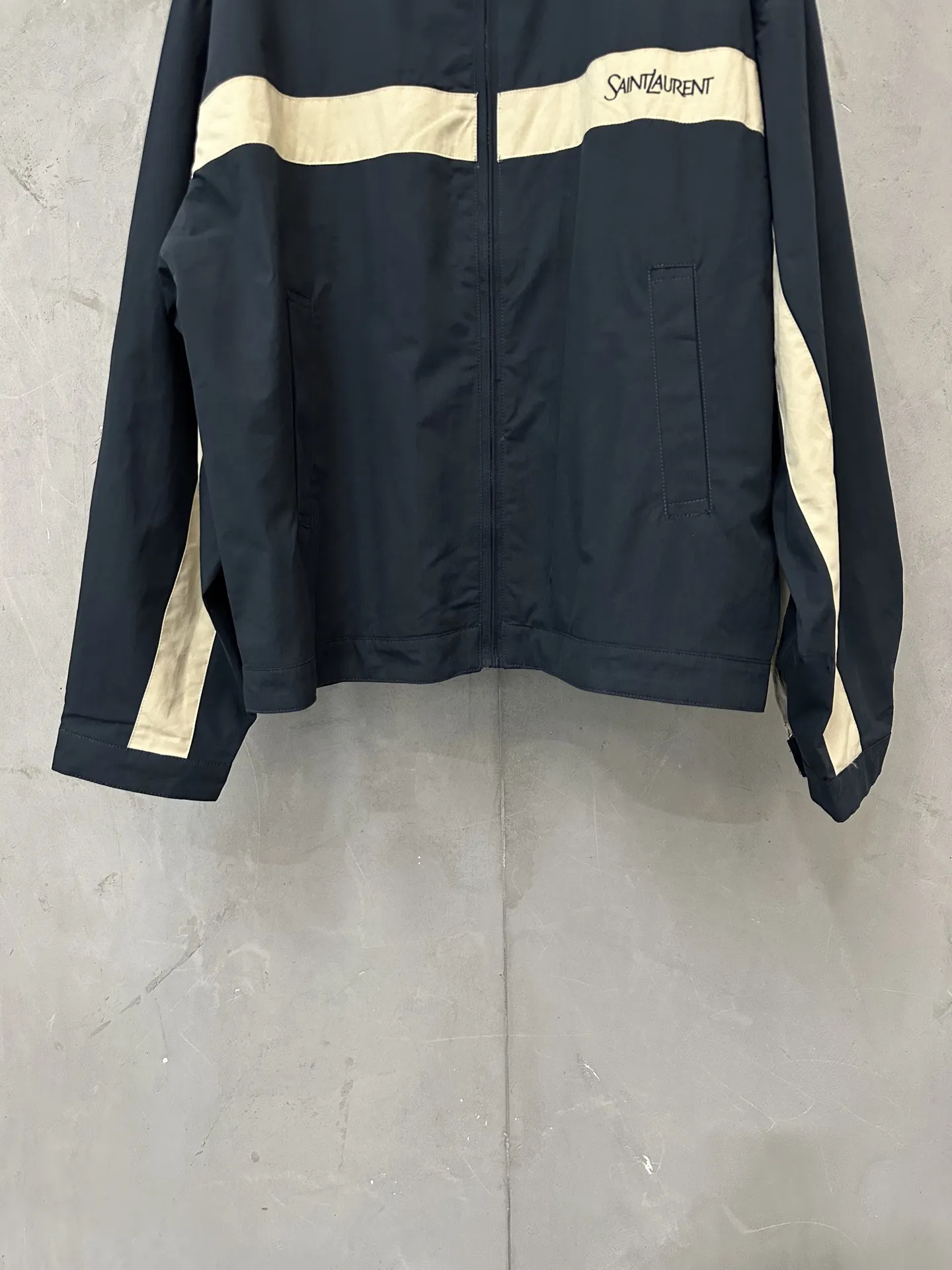 Embroidered Cotton Canvas Zip-Up Jacket D33020502 — view 4