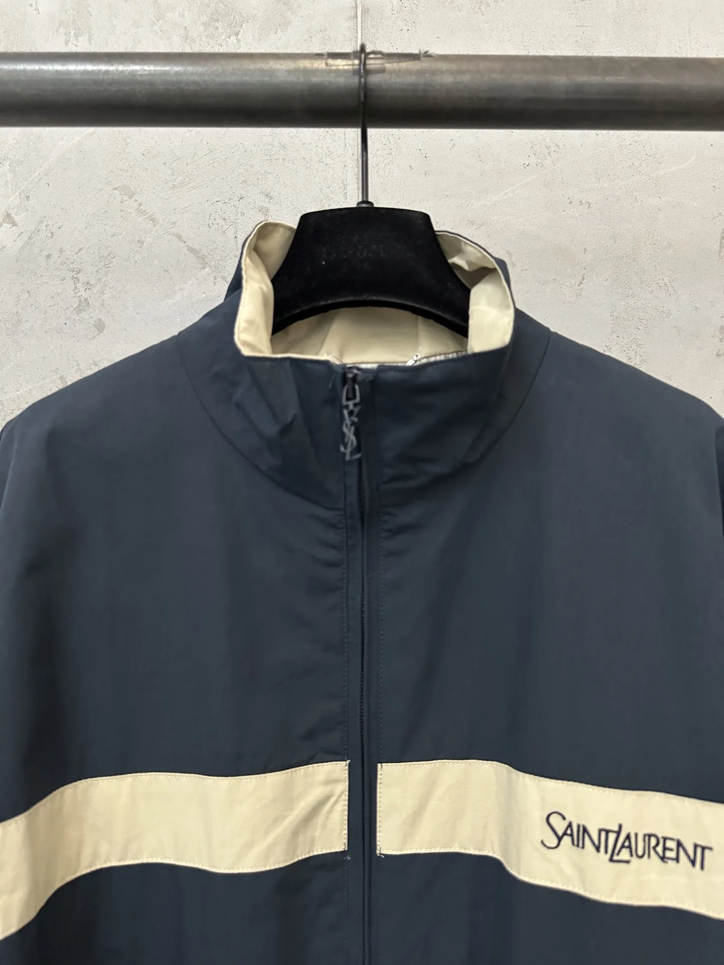 Embroidered Cotton Canvas Zip-Up Jacket D33020502 — view 5