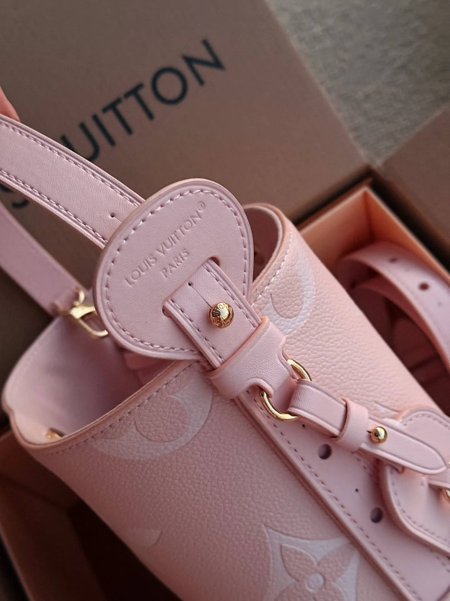 Monogram Empreinte Leather Bucket Bag D33018101 — view 5