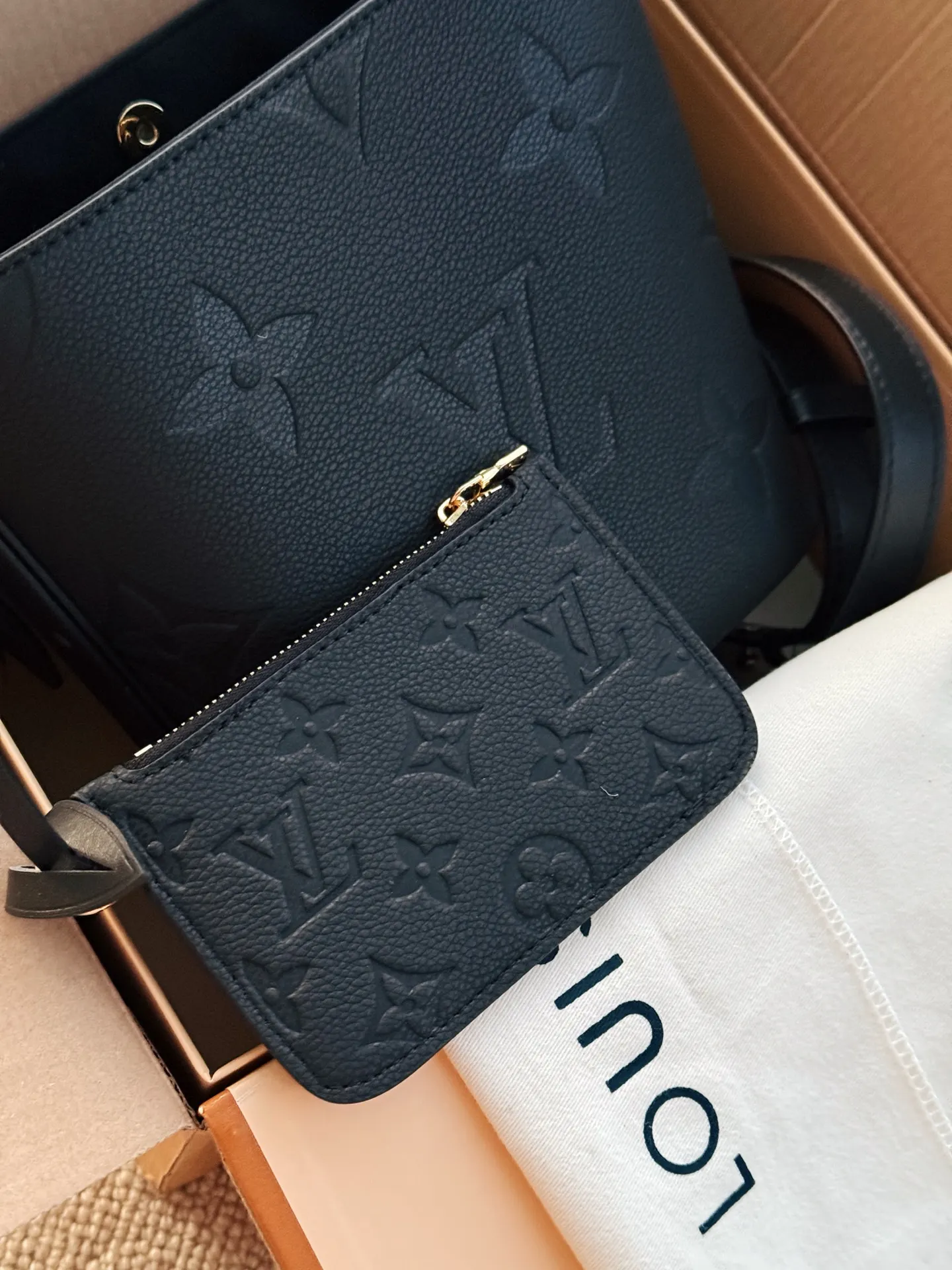 Monogram Empreinte Leather Bucket Bag D33018098 — view 4
