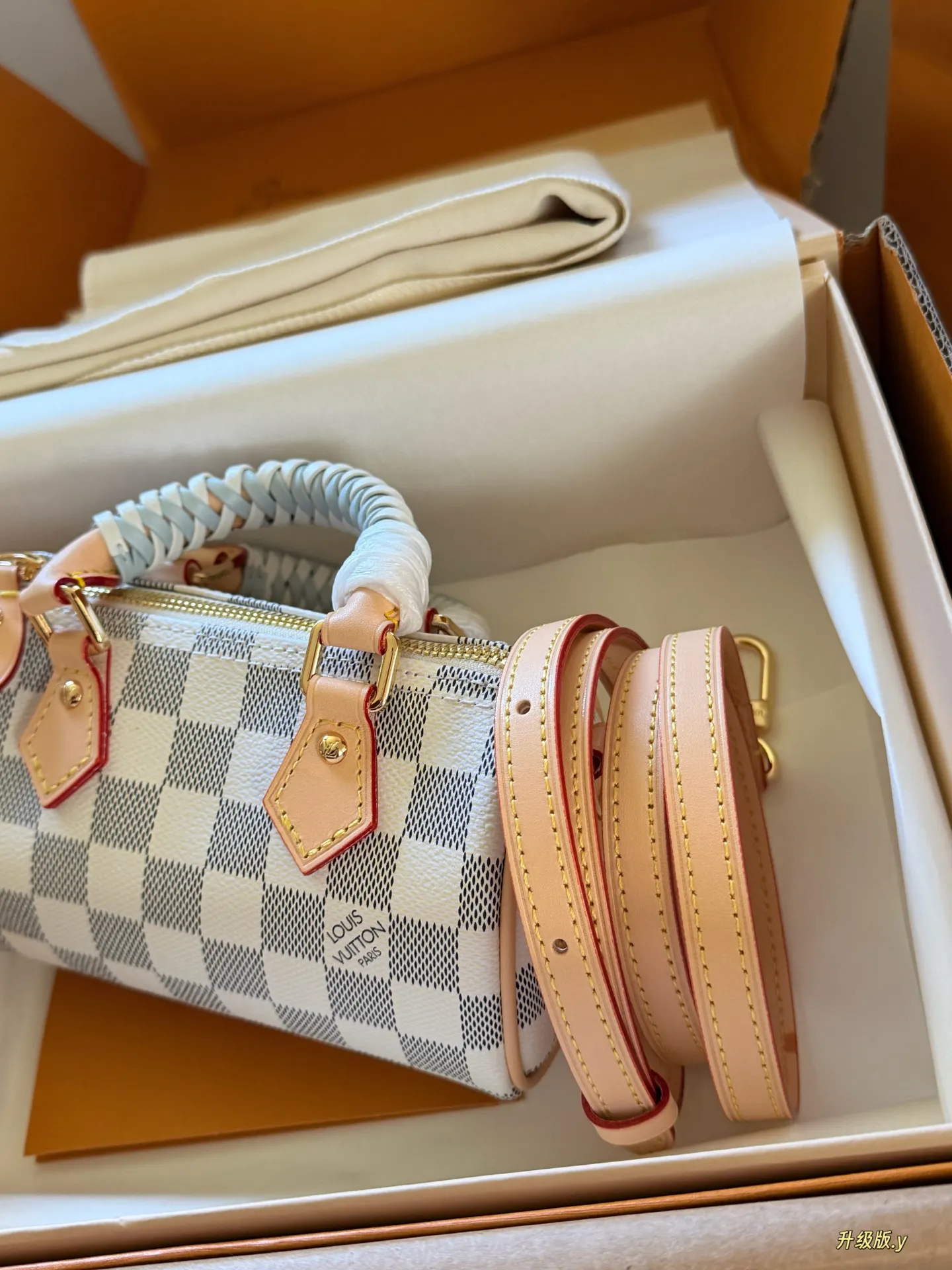 Nano Speedy Damier Azur Top-Handle Bag D33018002 — view 4