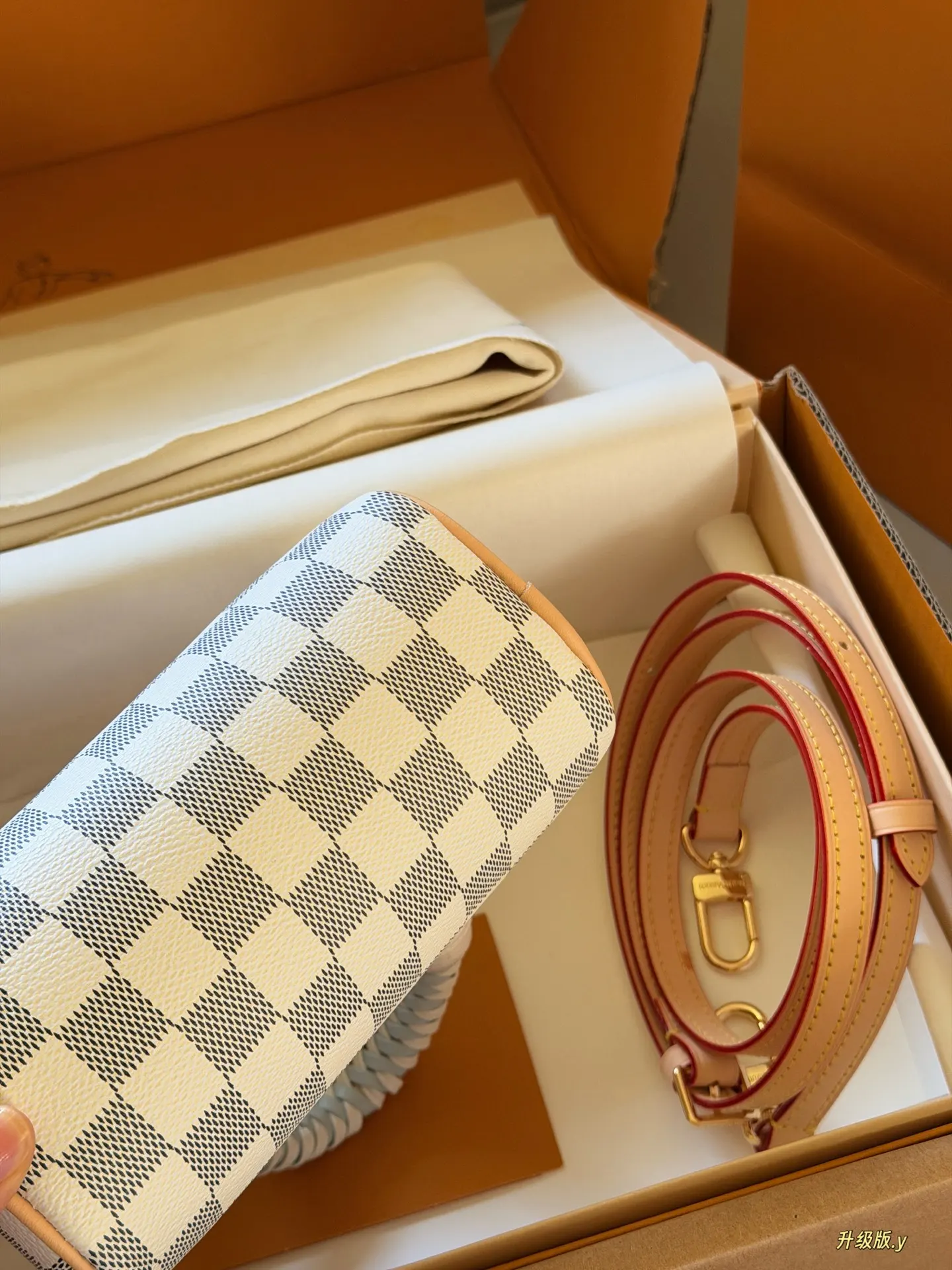 Nano Speedy Damier Azur Top-Handle Bag D33018002 — view 5