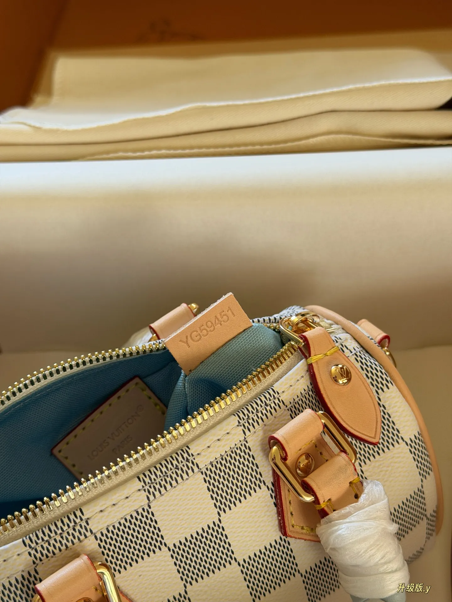 Nano Speedy Damier Azur Top-Handle Bag D33018002 — view 6