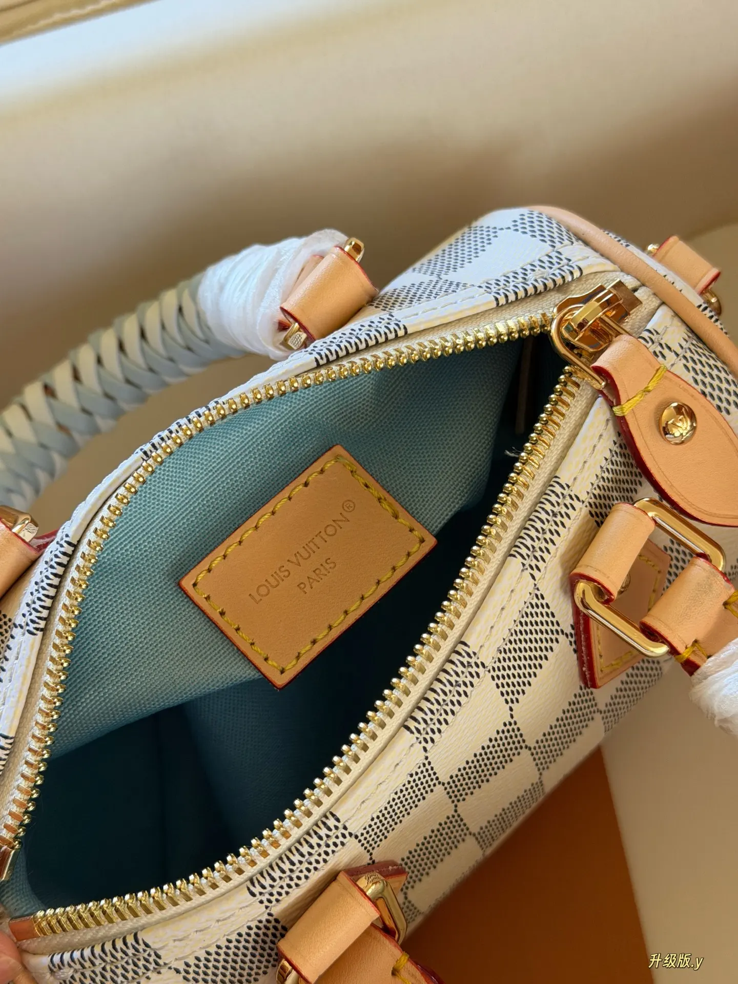 Nano Speedy Damier Azur Top-Handle Bag D33018002 — view 7