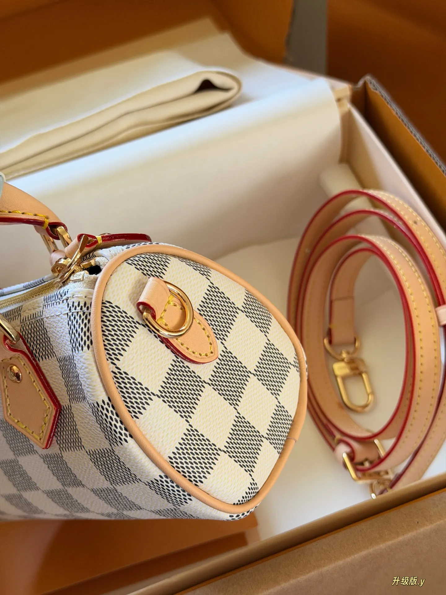Nano Speedy Damier Azur Top-Handle Bag D33018002 — view 8