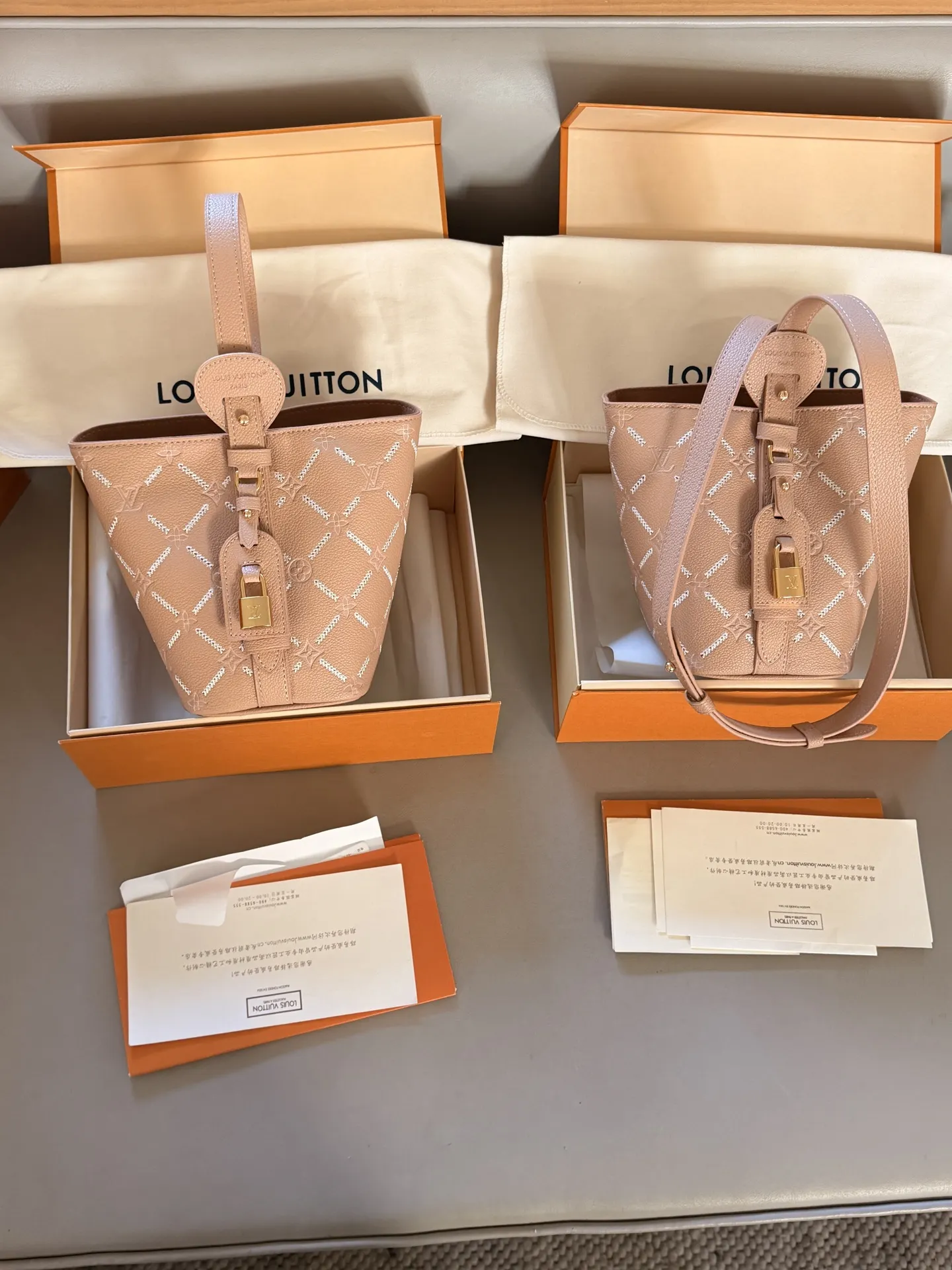 LV All In BB Monogram Empreinte Bucket Bag D33018307 — view 2