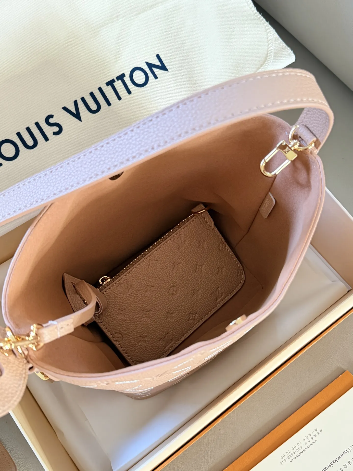 LV All In BB Monogram Empreinte Bucket Bag D33018307 — view 7