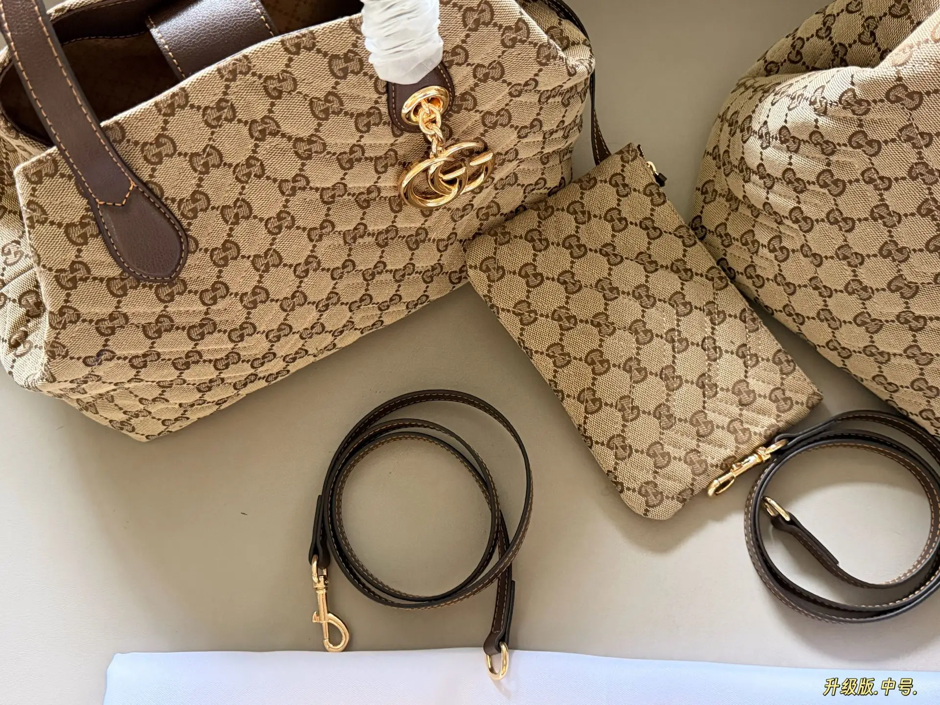 GG Monogram Canvas Tote Bag D33018065 — view 14