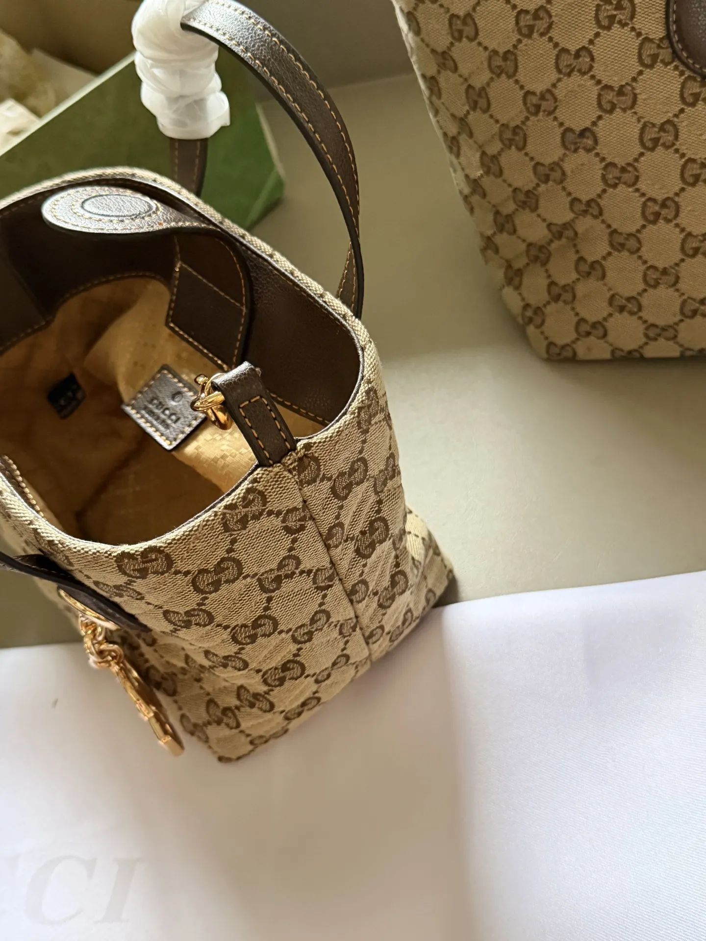 GG Monogram Canvas Tote Bag D33018065 — view 6
