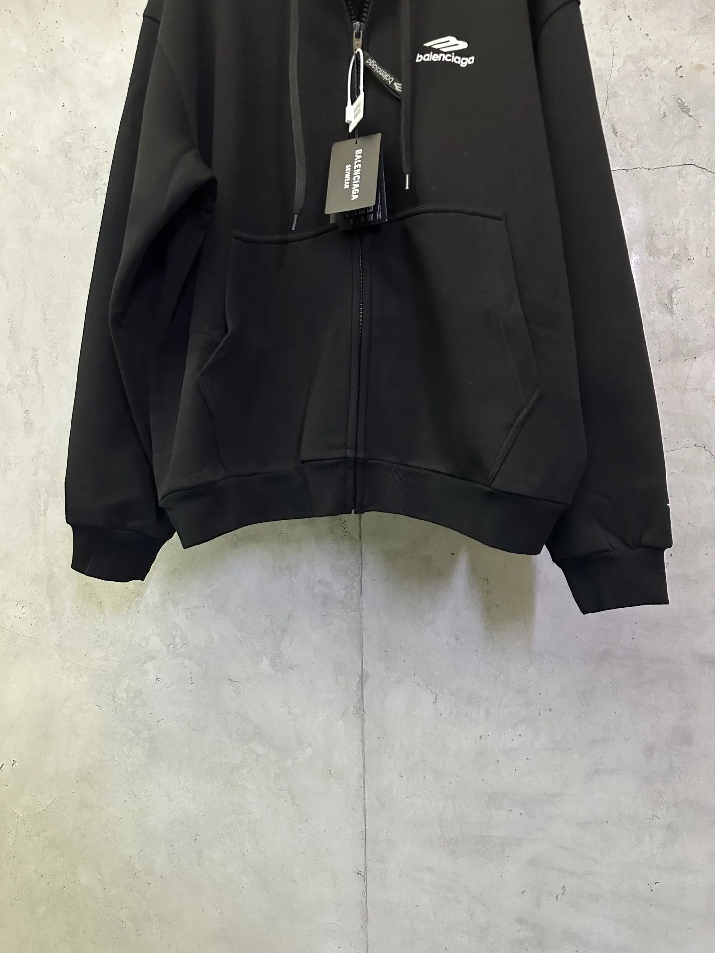 Ski Collection Embroidered Velvet Zip-Up Hoodie D33511496 — view 4