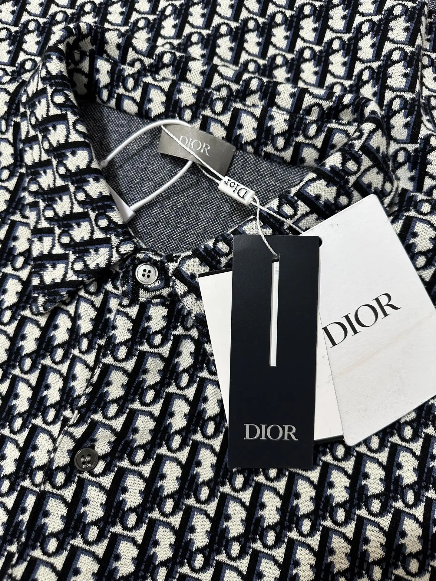 Oblique Monogram Jacquard Cotton Shirt D33523159 — view 6