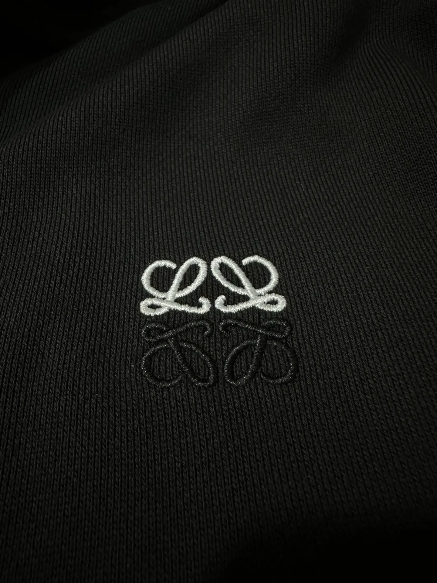 Anagram Embroidered Zip-Up Hoodie with Leather Drawstrings D33522279 — view 8