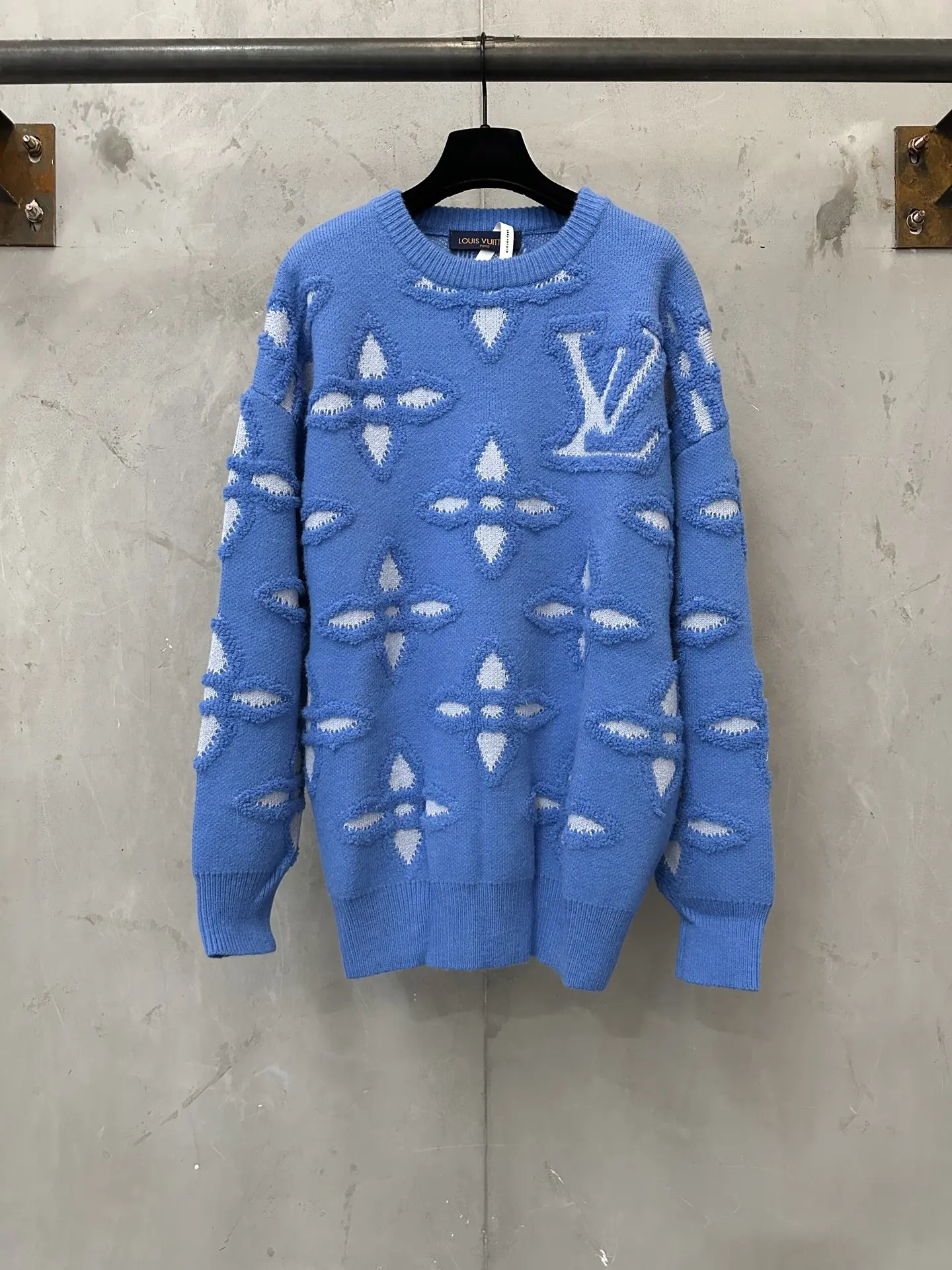 Monogram Intarsia Wool-Blend Sweater D33520482