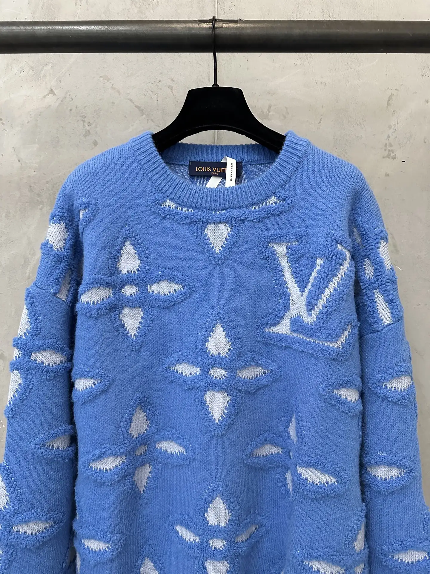 Monogram Intarsia Wool-Blend Sweater D33520482 — view 3
