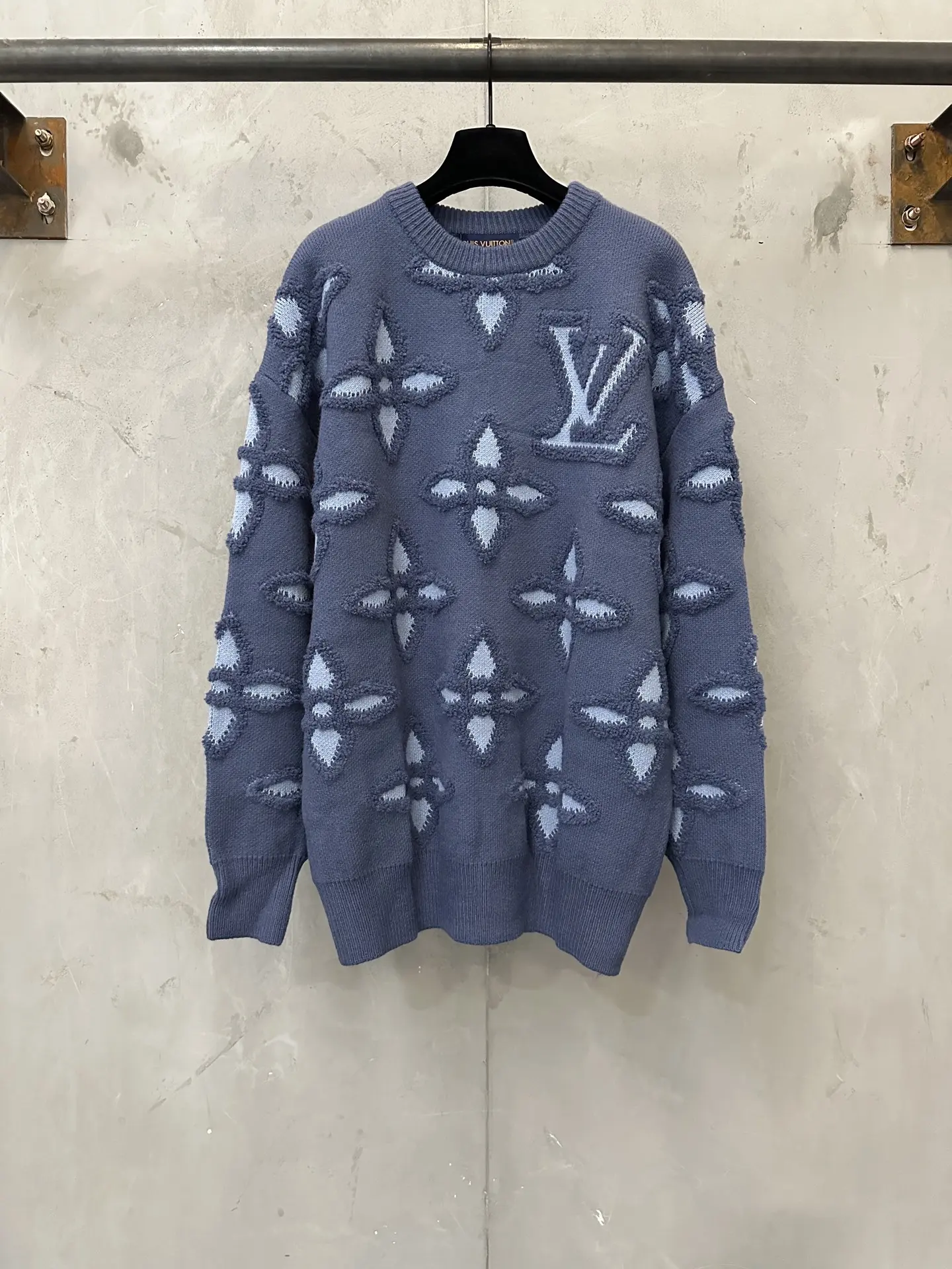 Monogram Intarsia Wool-Blend Sweater D33520481