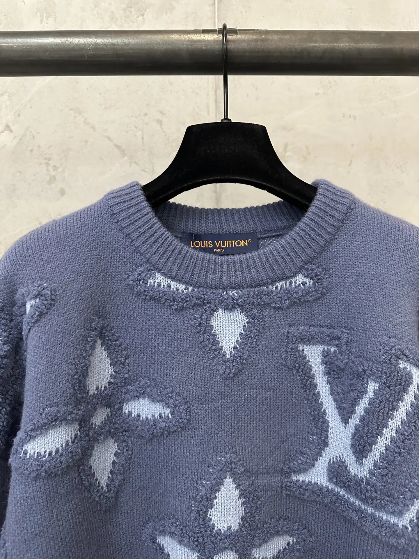 Monogram Intarsia Wool-Blend Sweater D33520481 — view 4