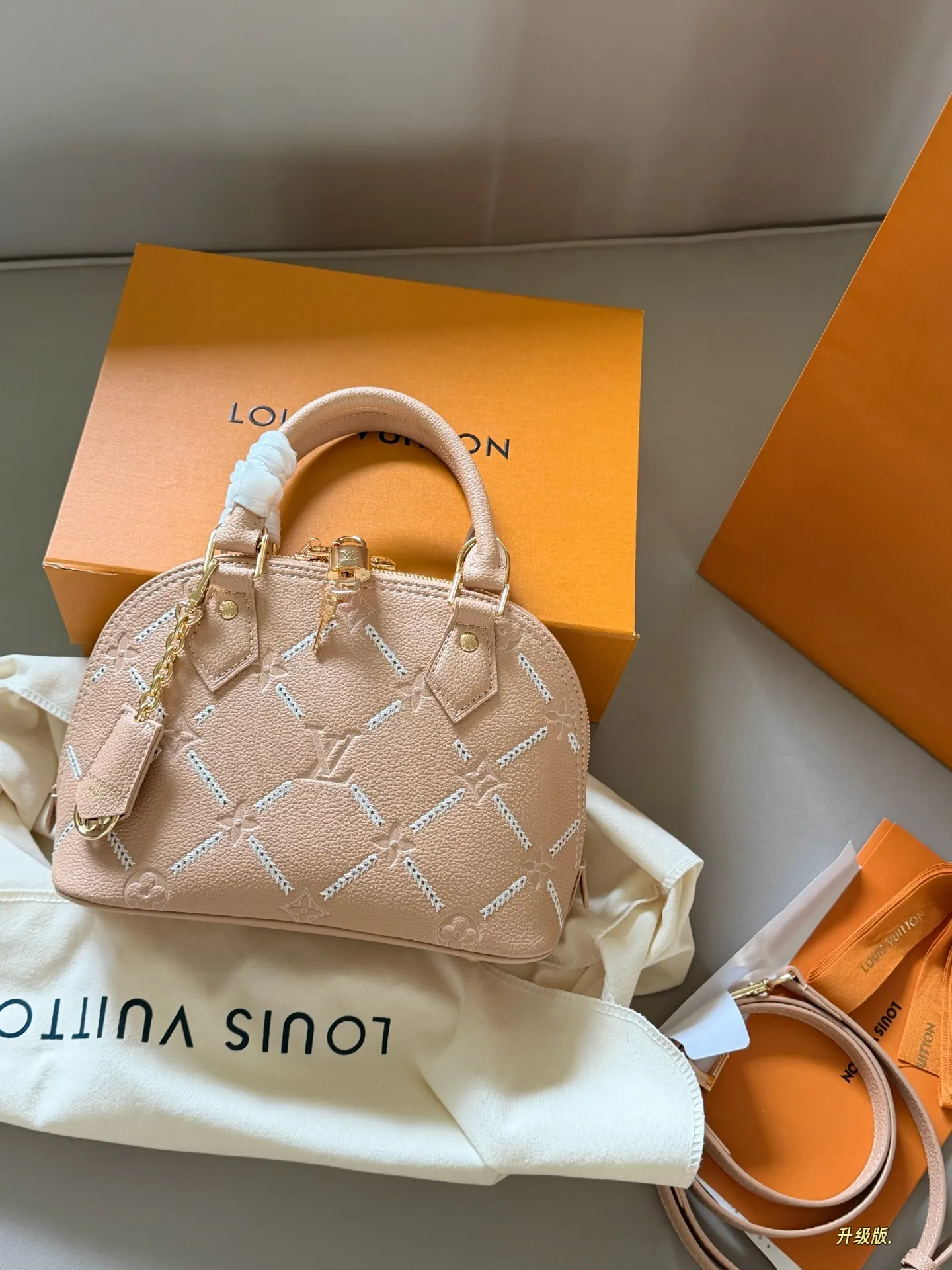 Alma BB Monogram Empreinte Top-Handle Bag D33518306 — view 2