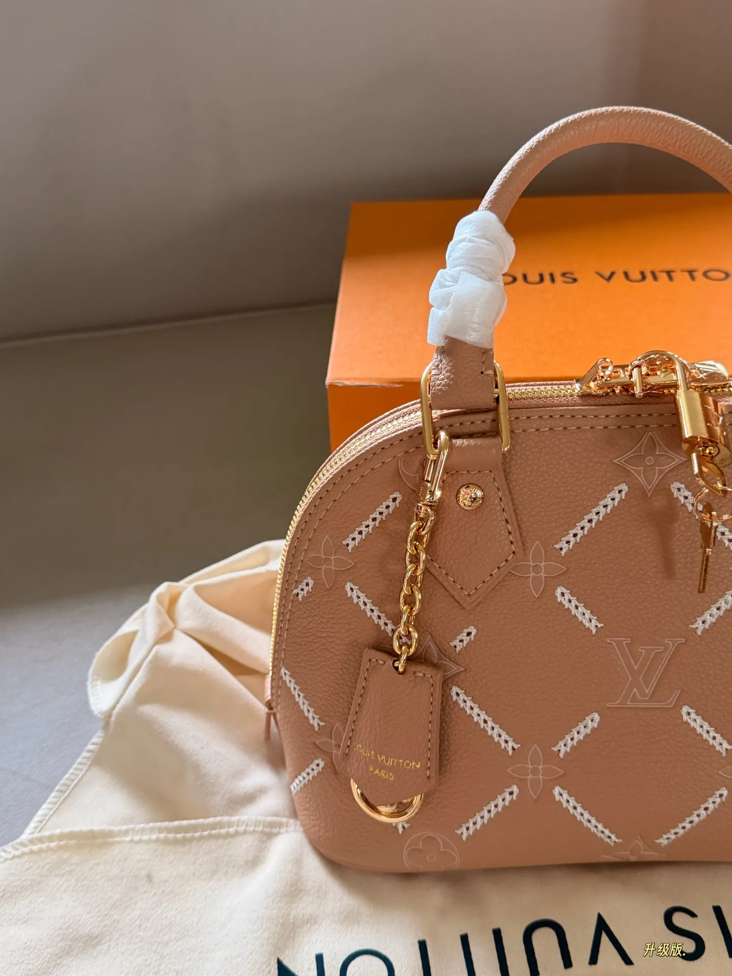 Alma BB Monogram Empreinte Top-Handle Bag D33518306 — view 5