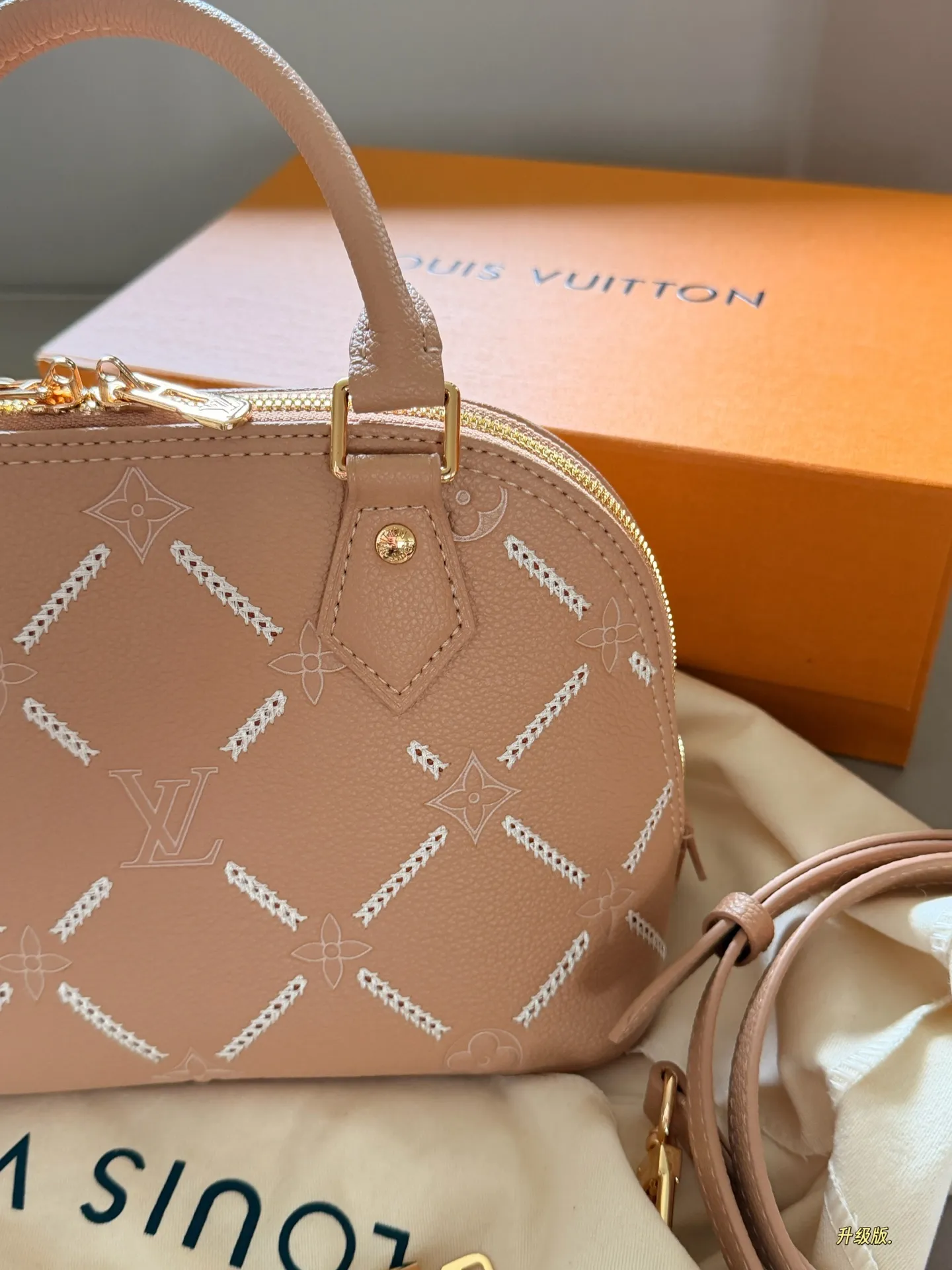 Alma BB Monogram Empreinte Top-Handle Bag D33518306 — view 6
