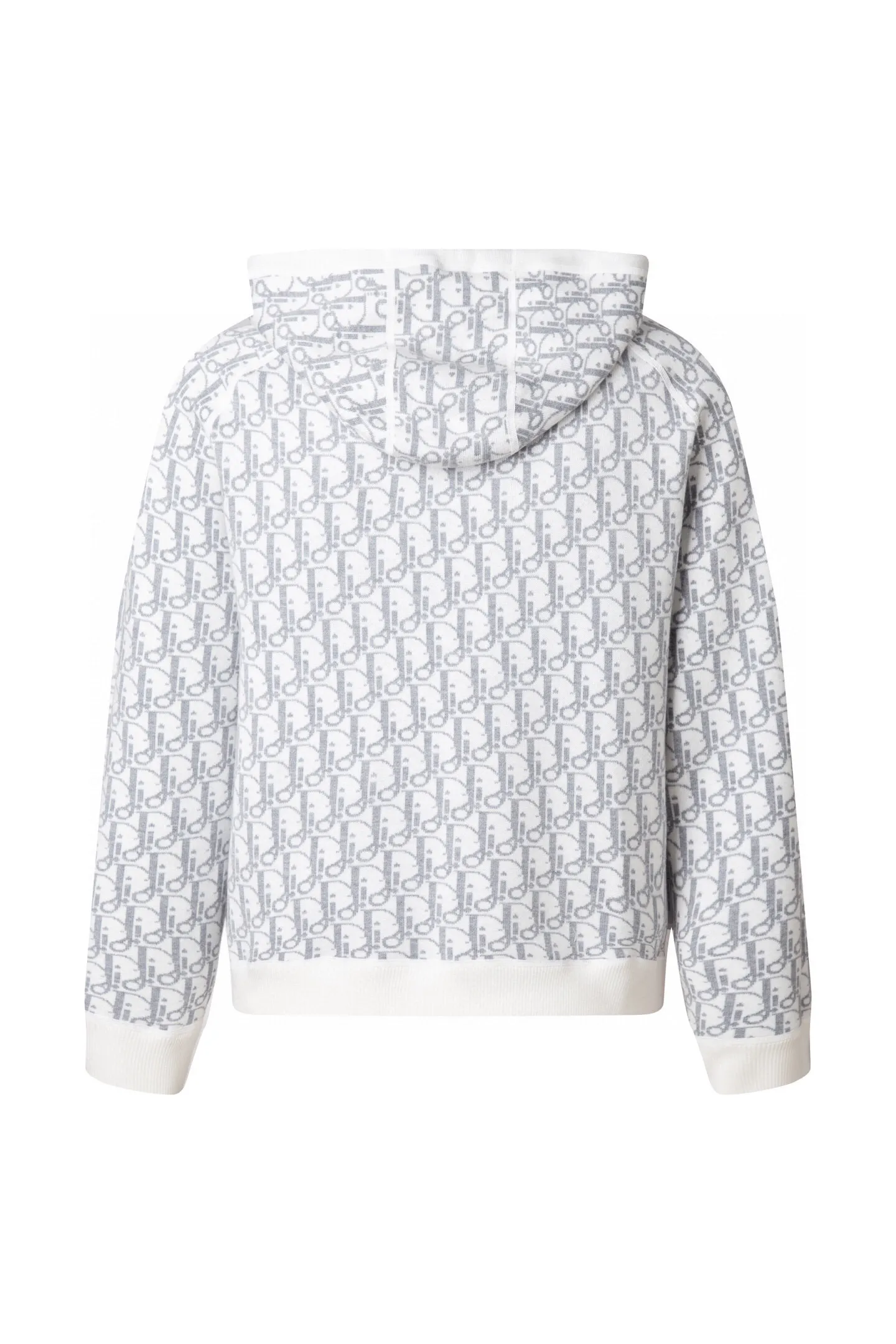 Reversible Logo-Jacquard Cashmere-Blend Hoodie D34016063 — view 4