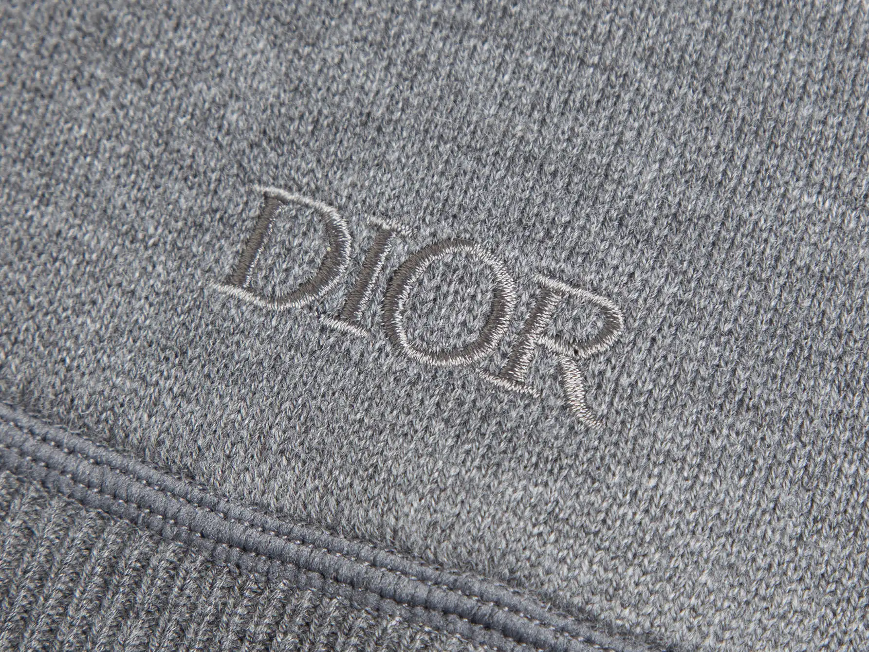 Reversible Oblique Cashmere-Blend Zip Hoodie D34016058 — view 6