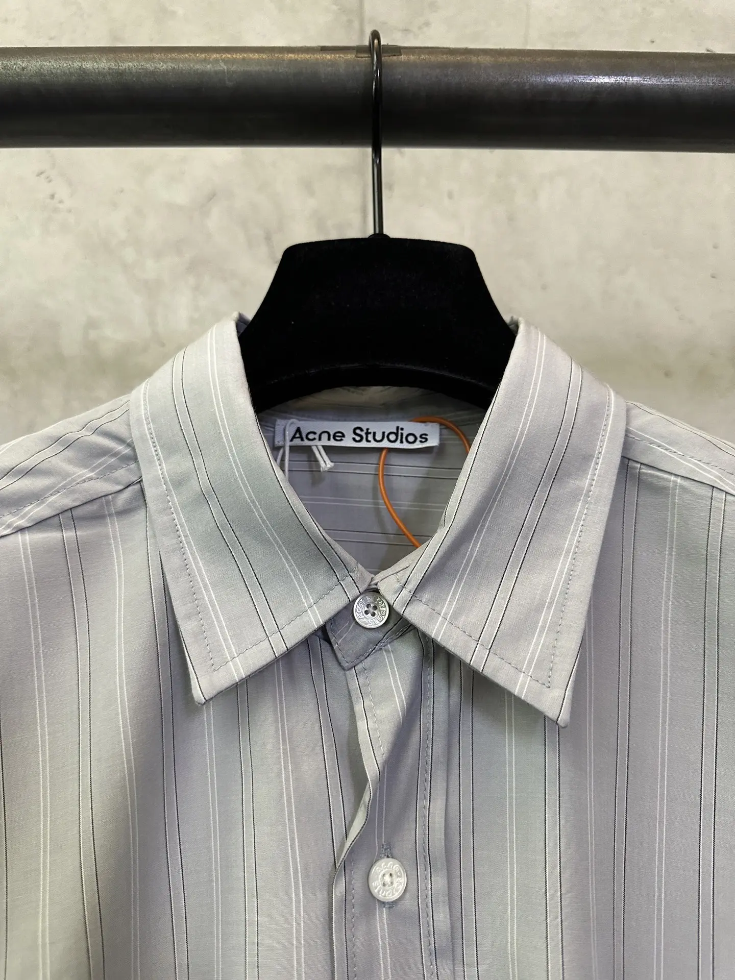 Oversized Striped Cotton-Poplin Shirt D34012448 — view 7