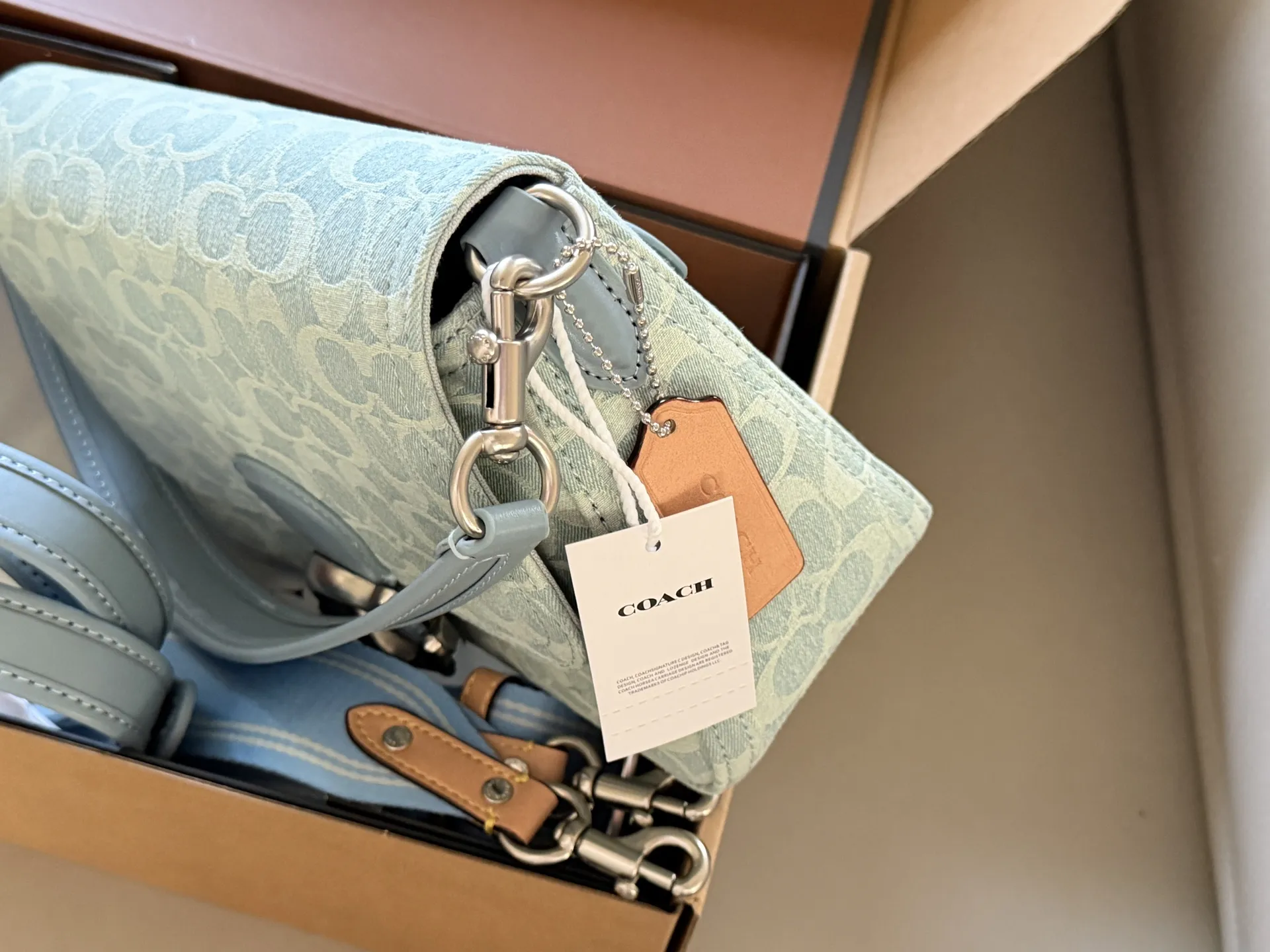 Soft Tabby Denim Shoulder Bag D34018473 — view 5