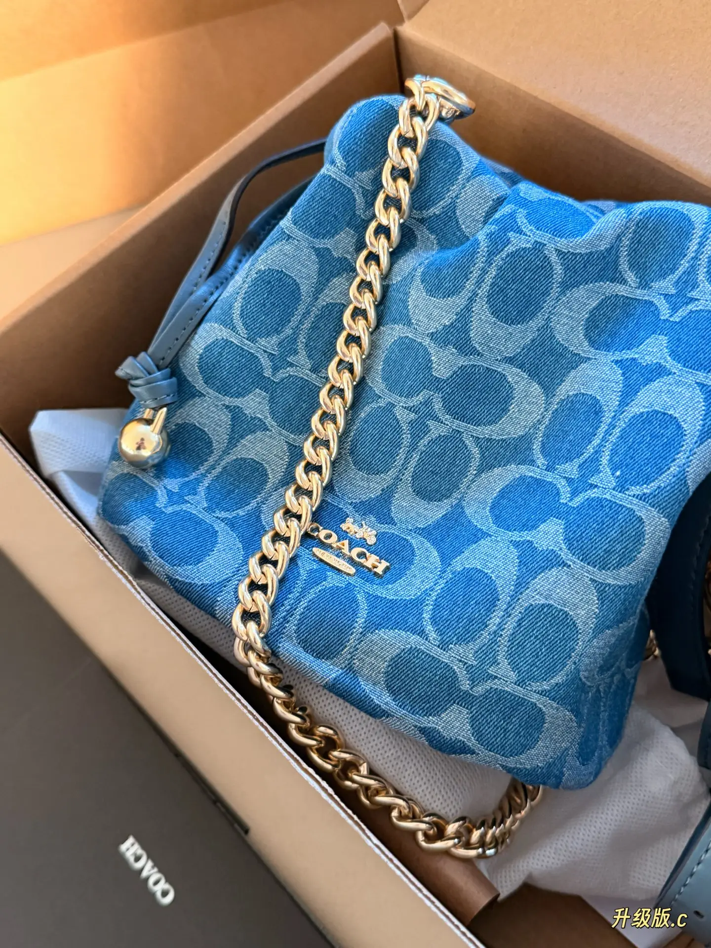 Monogram Denim Bucket Bag D34518415 — view 2