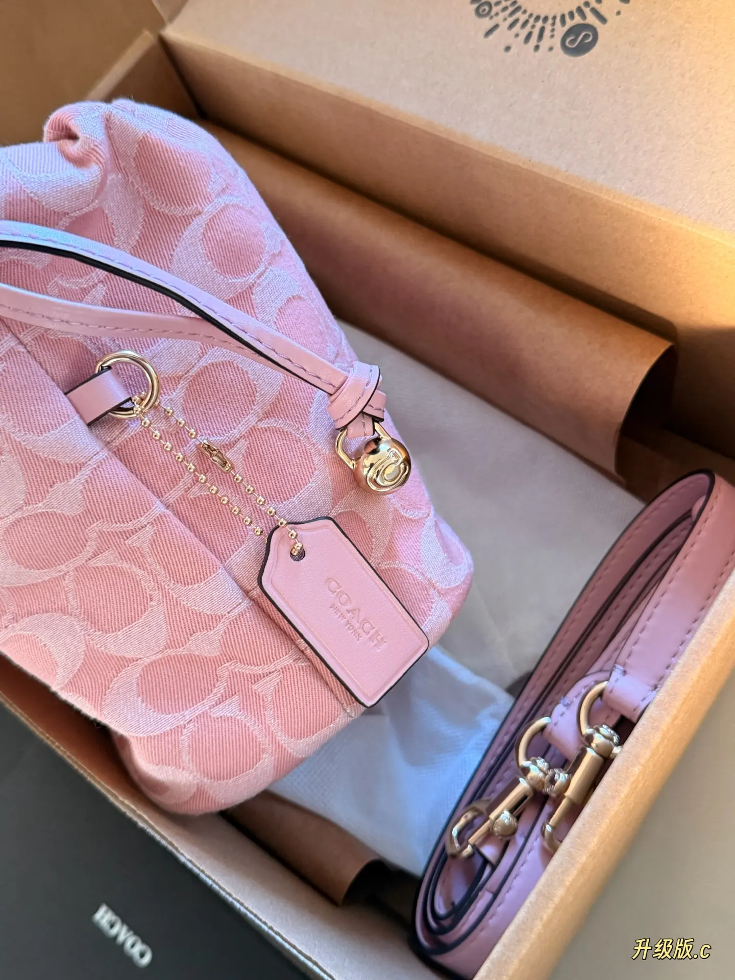 Coach Monogram Canvas Bucket Bag D34518418 — view 4
