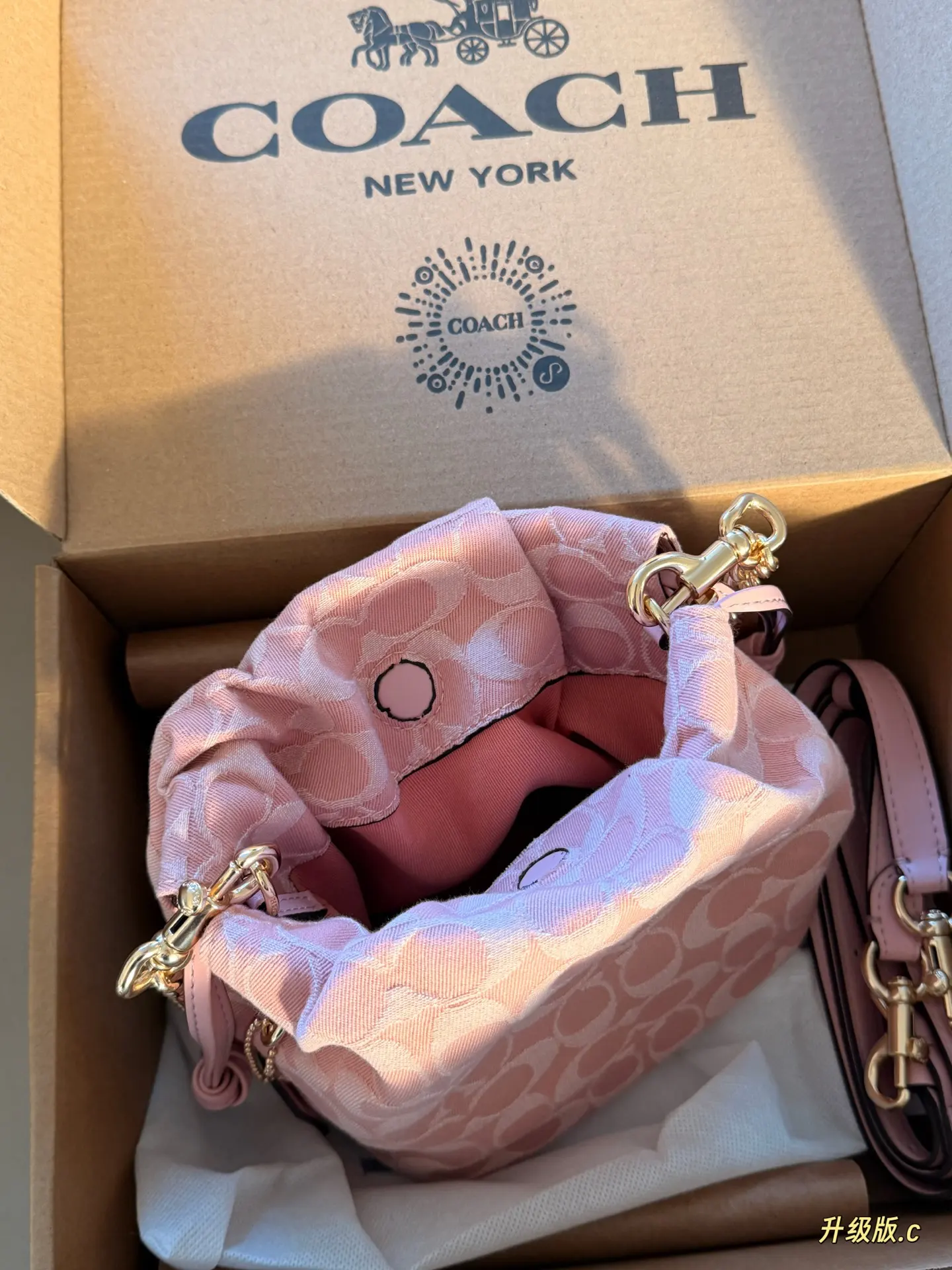 Coach Monogram Canvas Bucket Bag D34518418 — view 5