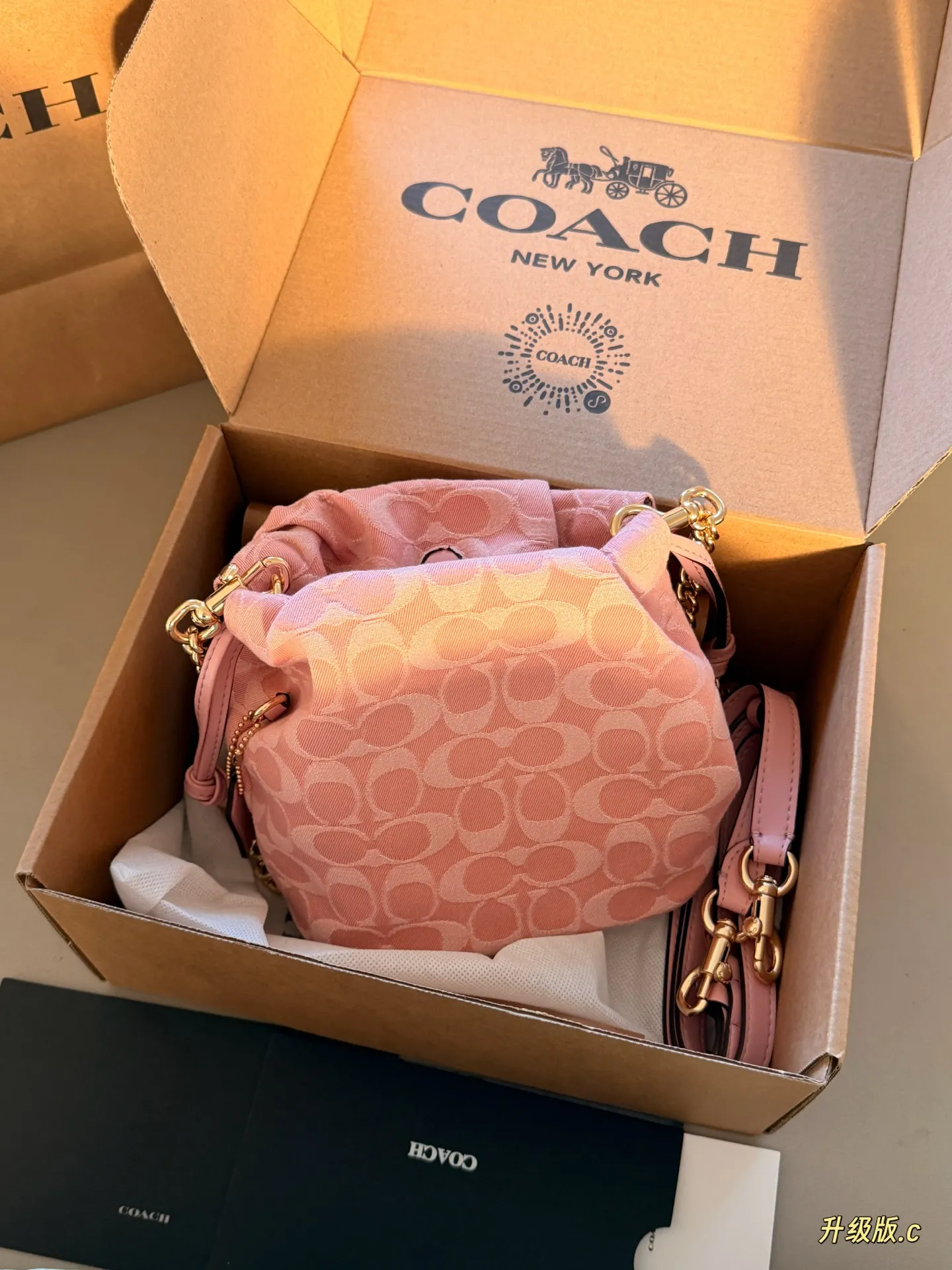 Coach Monogram Canvas Bucket Bag D34518418 — view 7