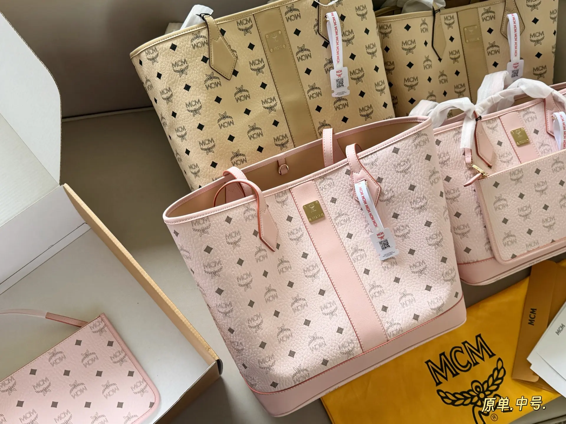MCM Visetos Coated Canvas Tote Bag D34518481 — view 3